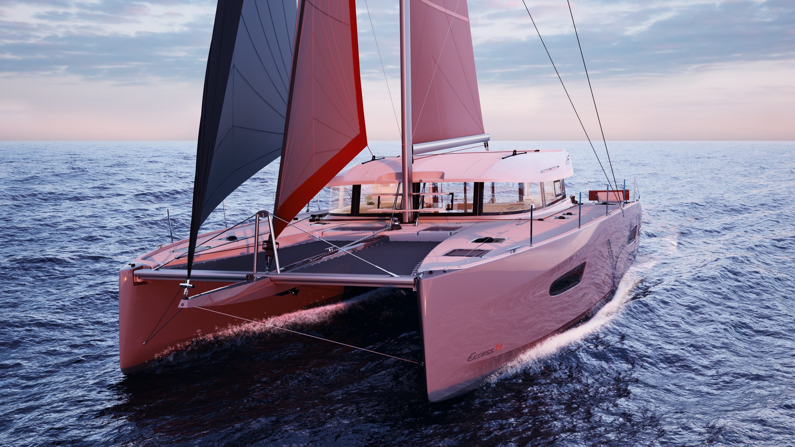 Catamaran, Excess catamarans, Disruptive model, Murray yacht sales, 2560x1440 HD Desktop