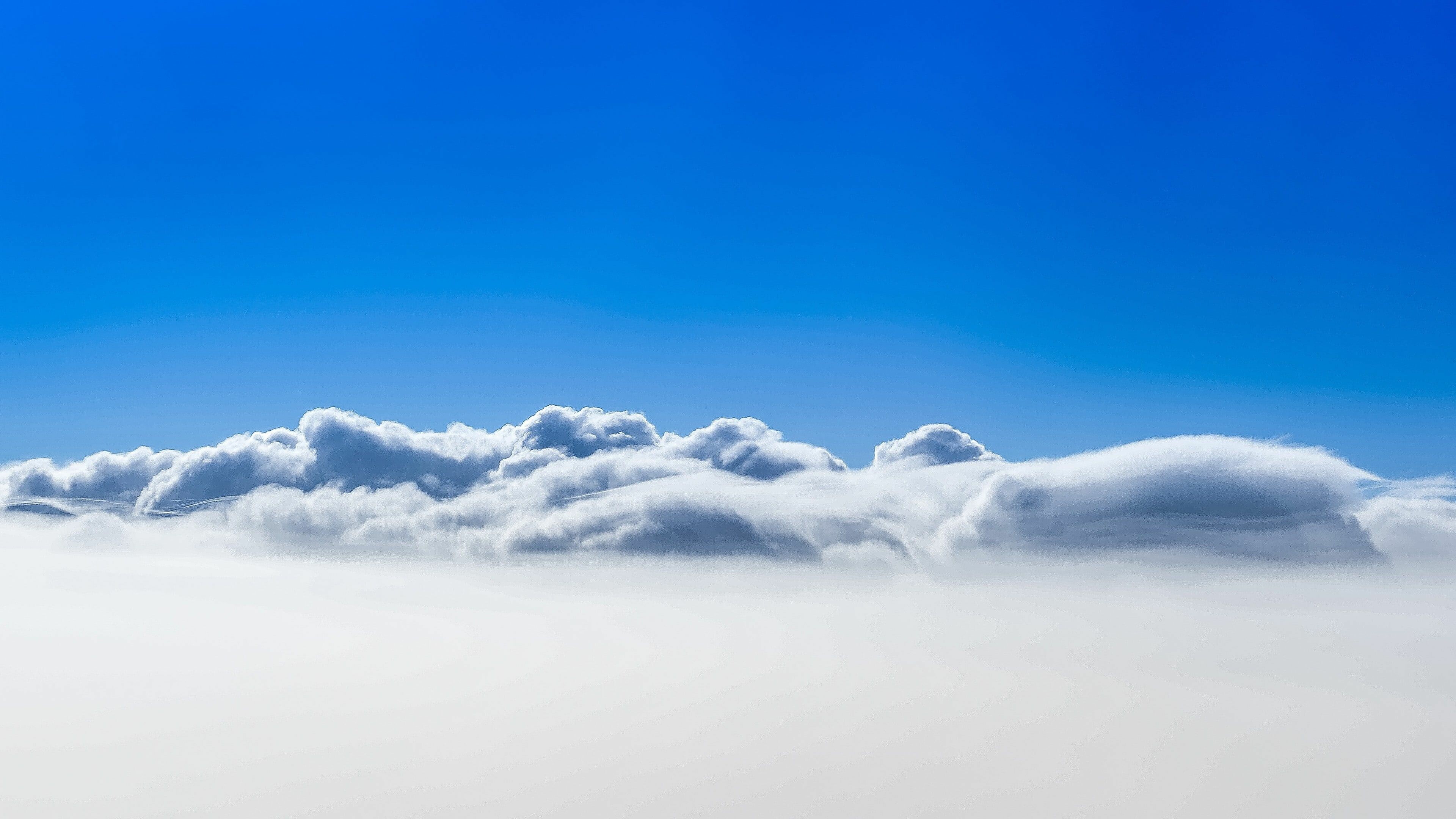 Clouds blue sky 4k, Sky landscape, Blue white clouds, Cloud wallpaper, 3840x2160 4K Desktop