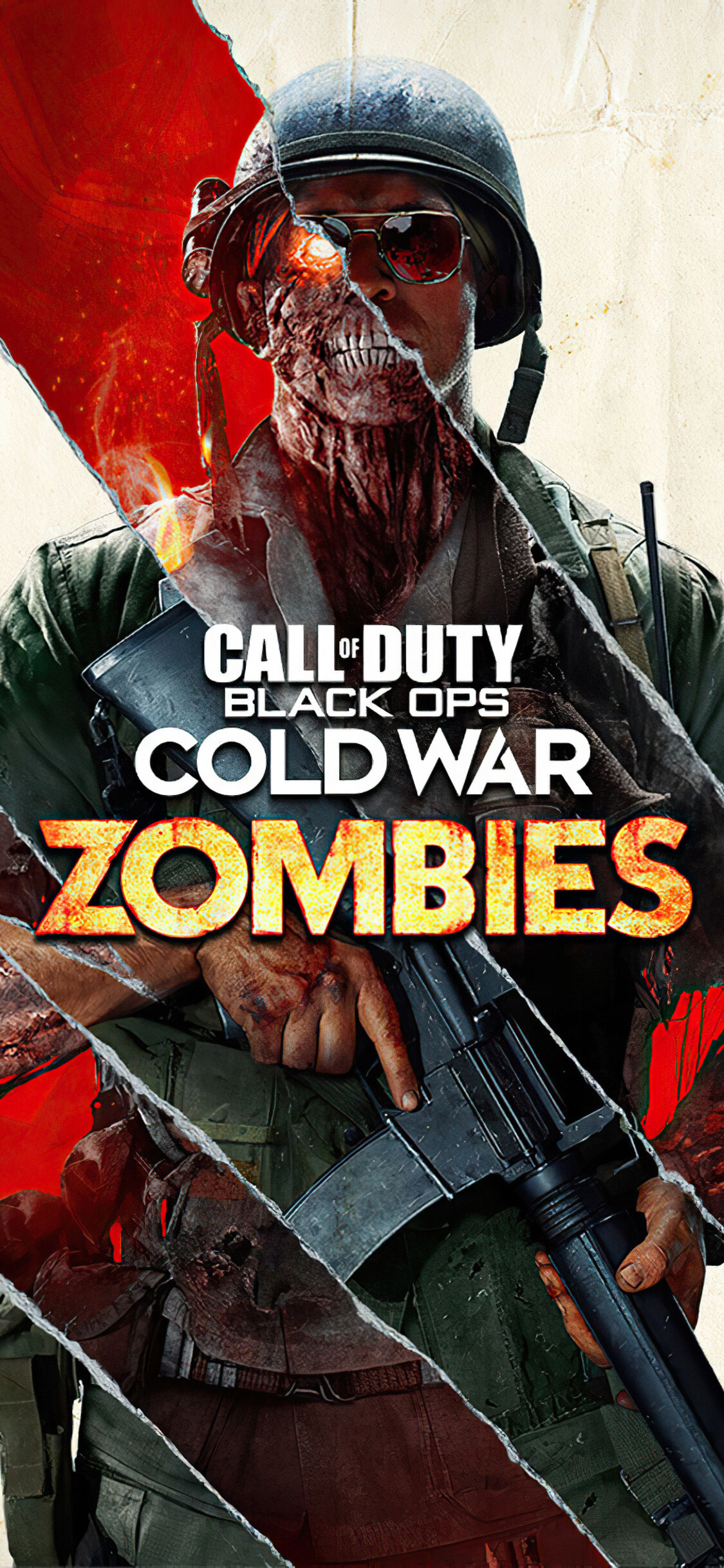 Cold War Zombies, Call of Duty Wallpaper, 1130x2440 HD Phone