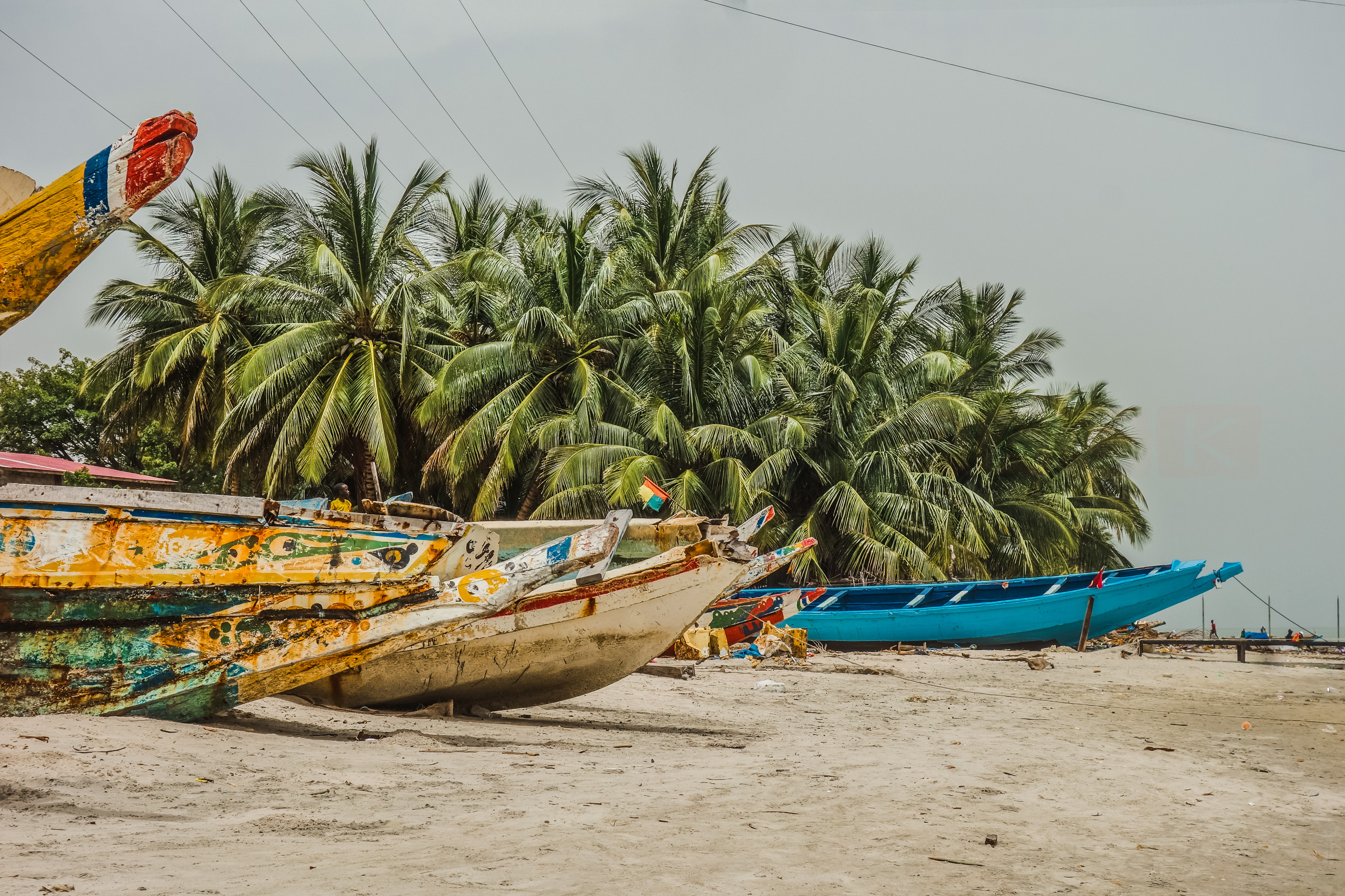 Banjul (Gambia), One man wolf pack, Gambia cityscape, Travel adventures, 2900x1940 HD Desktop