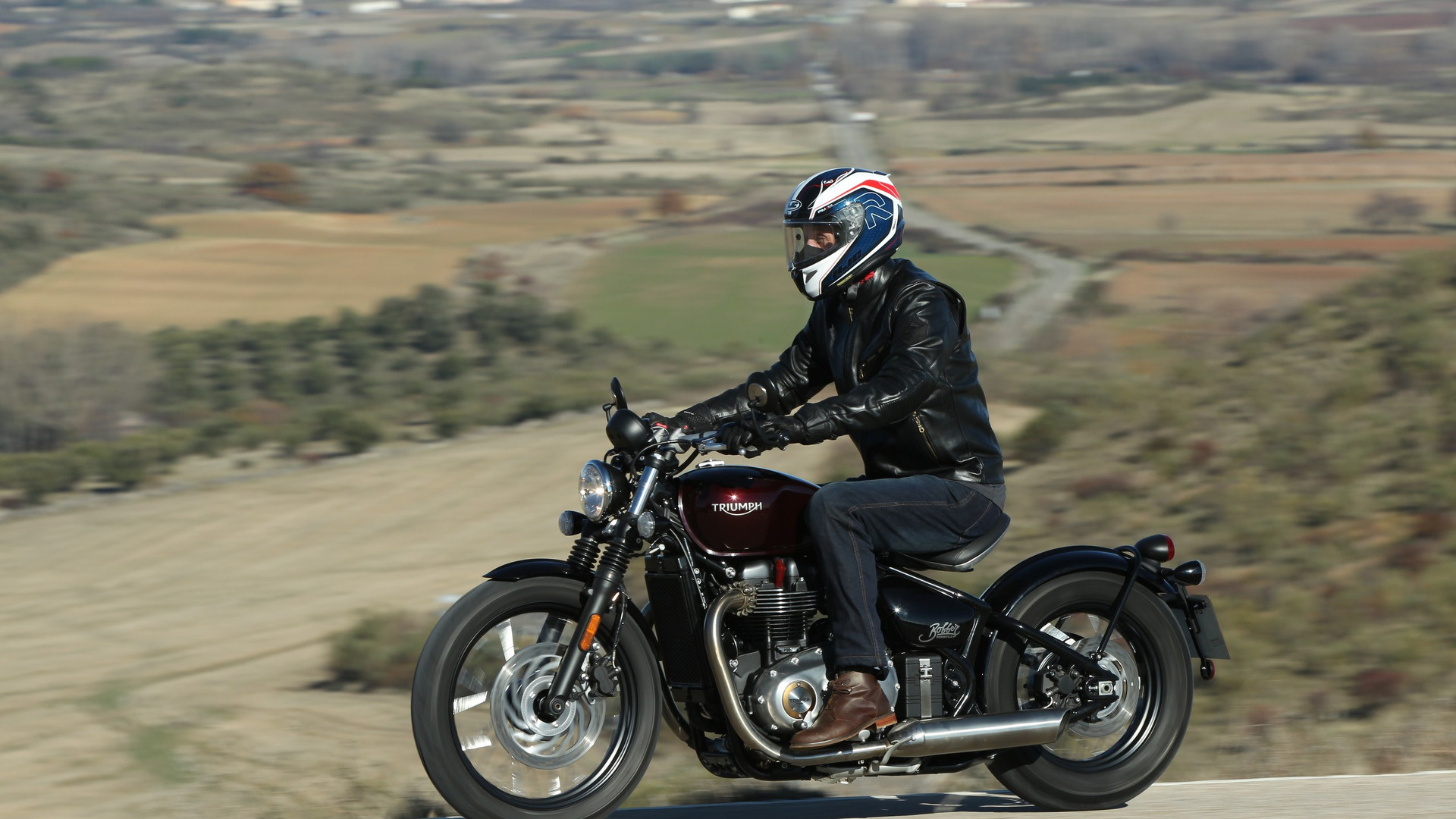 Triumph Bobber, Iconic cruiser, Vintage design, Timeless beauty, 1920x1080 Full HD Desktop