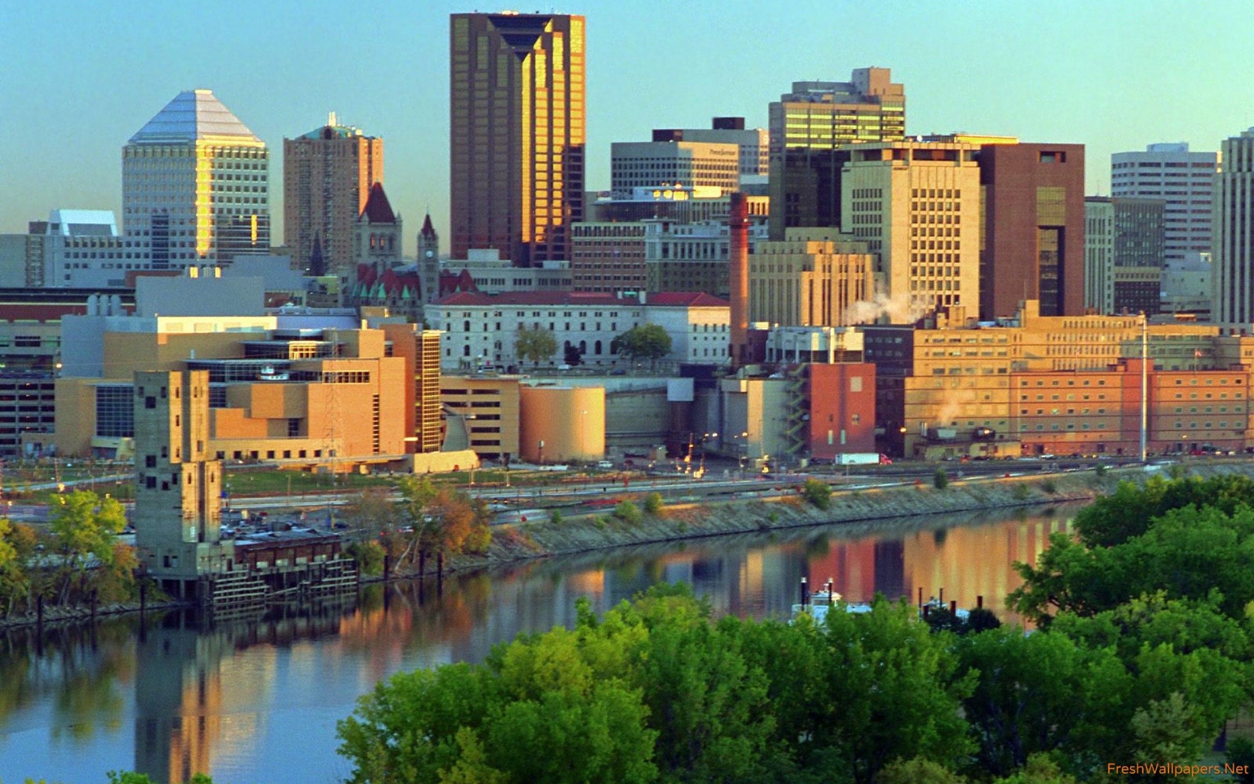 Saint Paul, Minnesota city, Urban photography, Local landmarks, 2560x1600 HD Desktop