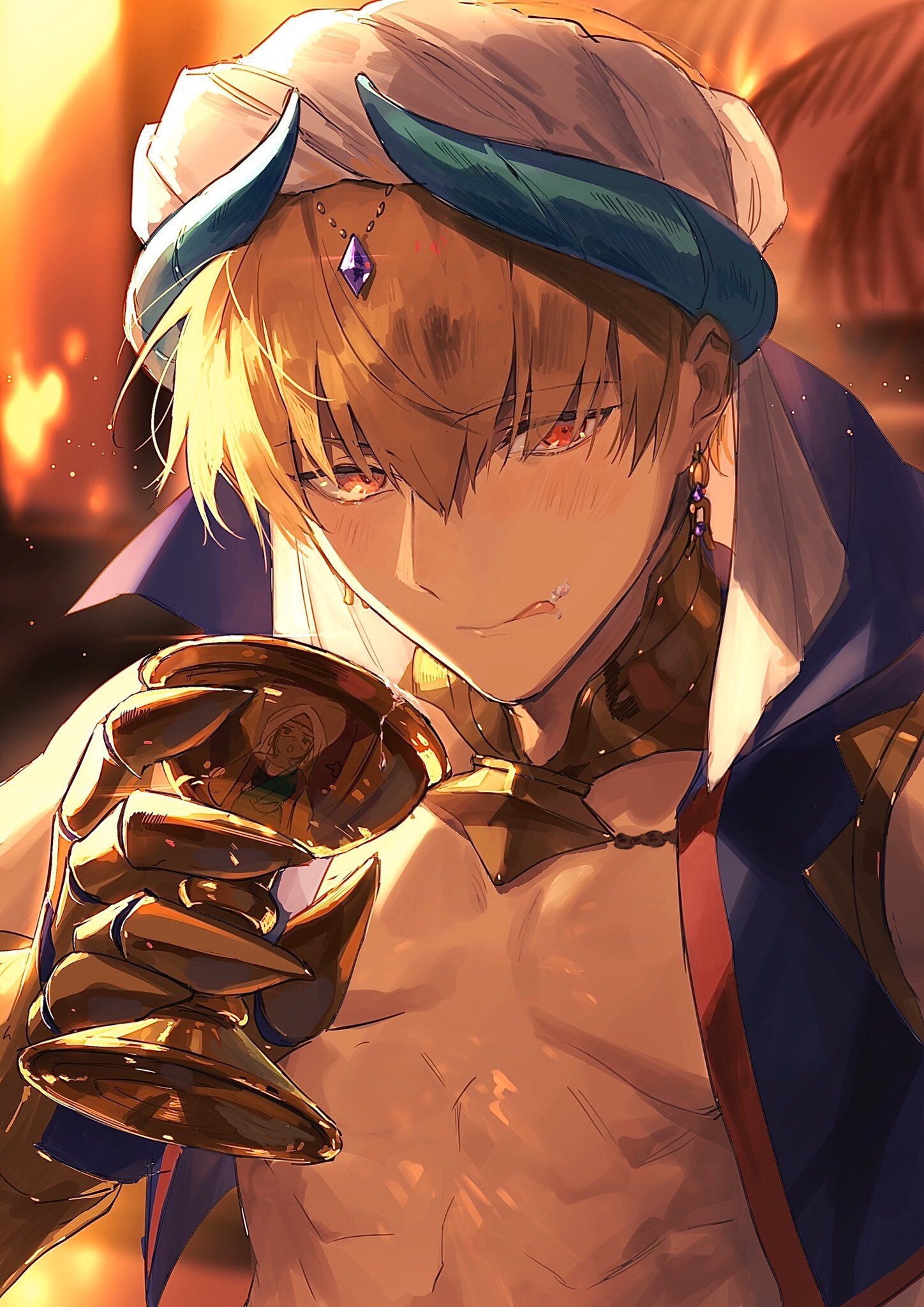 Gilgamesh, Enkidu, Fate Anime Series, 1450x2050 HD Phone