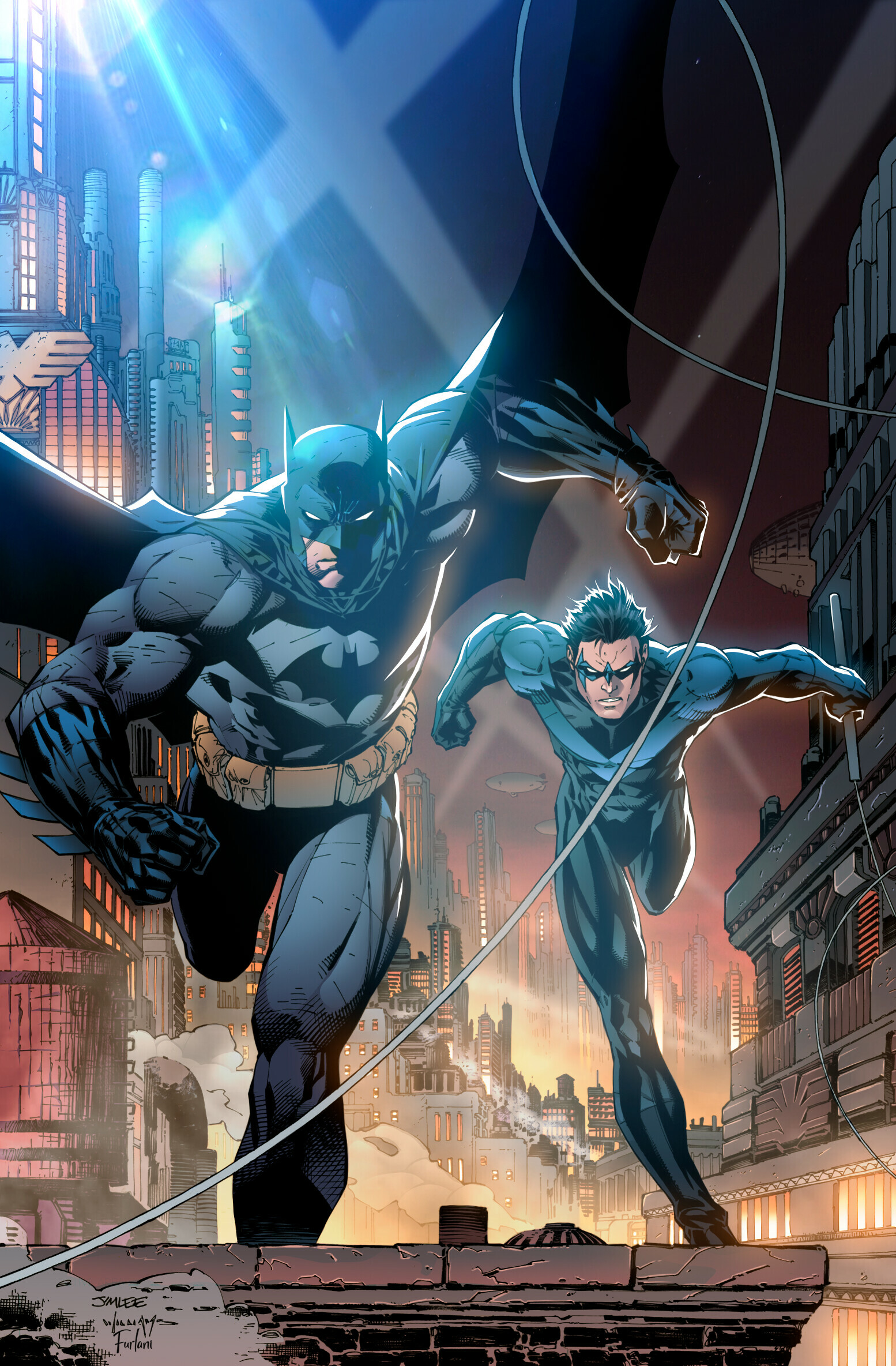 Nightwing, Batman by Jim Lee Wallpaper, 1560x2370 HD Phone