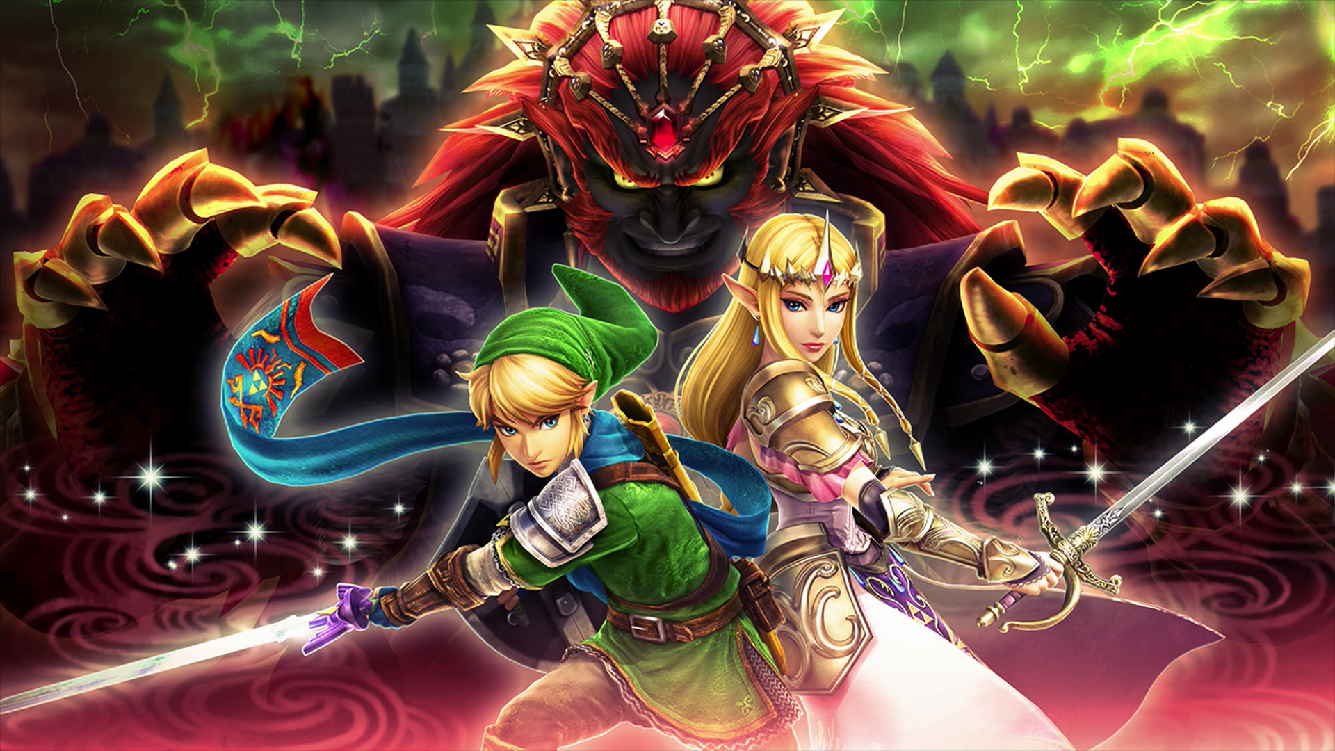 Hyrule Warriors, All illustrations, 1920x1080 Full HD Desktop