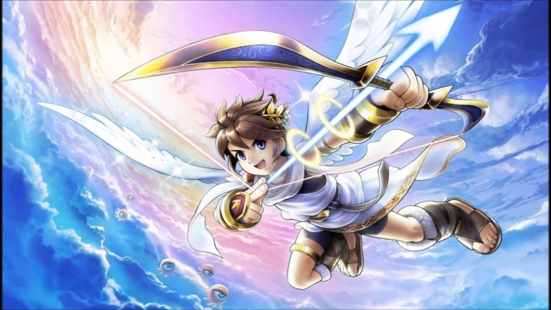 Pit of Kid Icarus, Majestic scenery, Otherworldly landscapes, Monumental battles, 1920x1080 Full HD Desktop