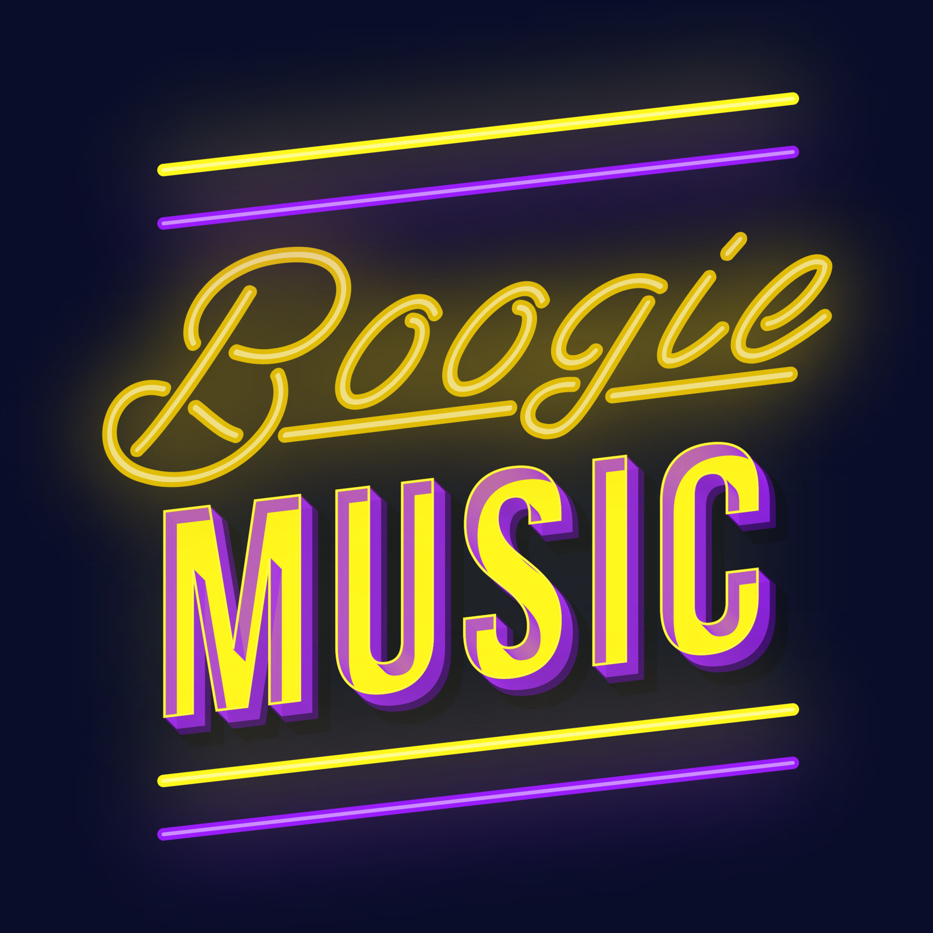 Neon sign, Boogie Woogie Wallpaper, 1920x1920 HD Phone