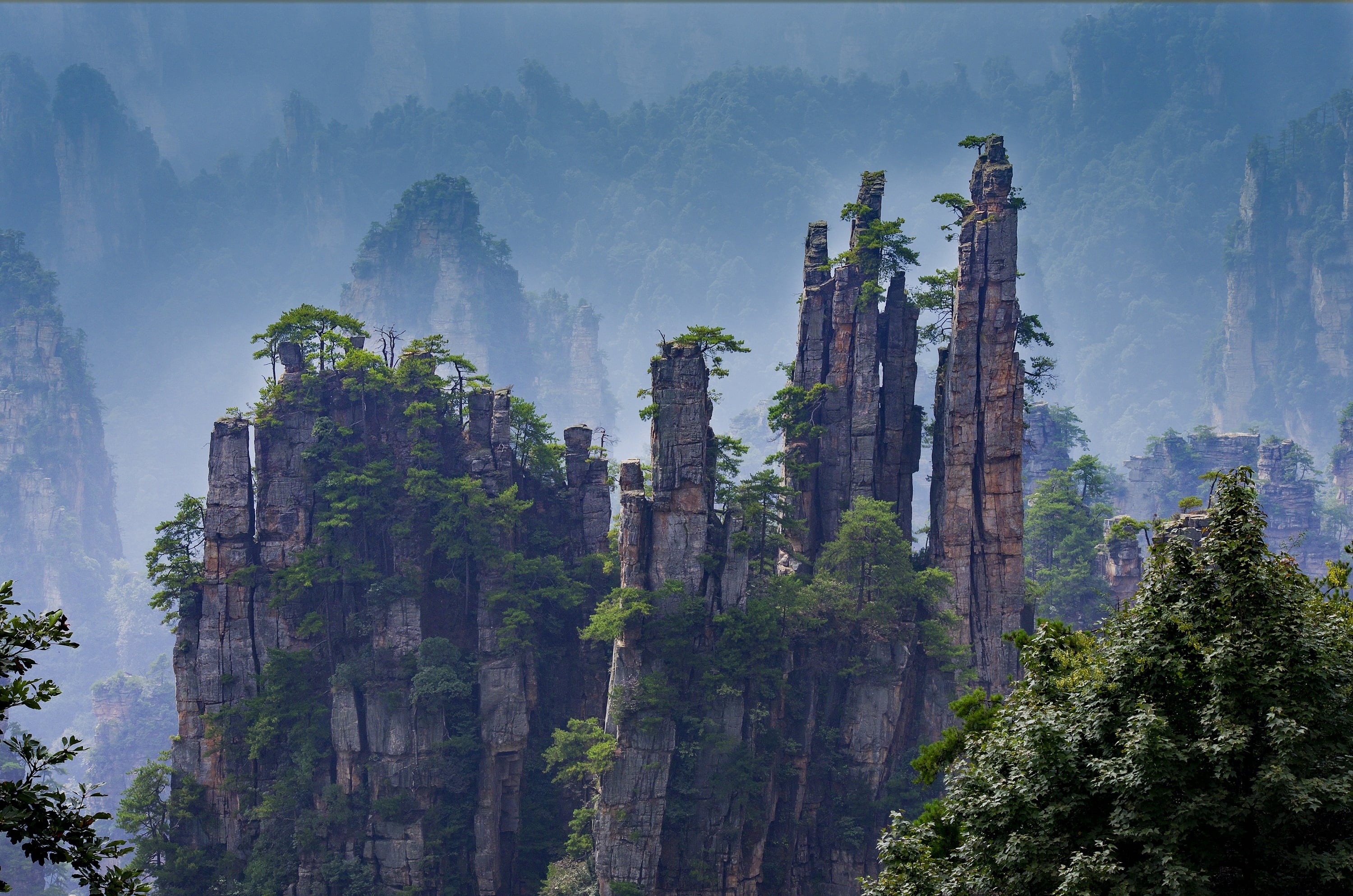 Zhangjiajie Travels, 2-day private tour, Zhangjiajie national forest park, 3000x1990 HD Desktop