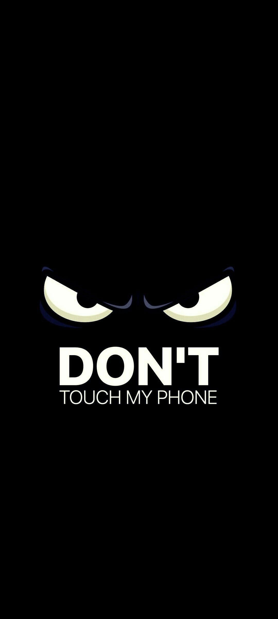 Mobile Alert, Humor Warning, Privacy Notice, Bold Font, Security Message, 1080x2400 HD Phone