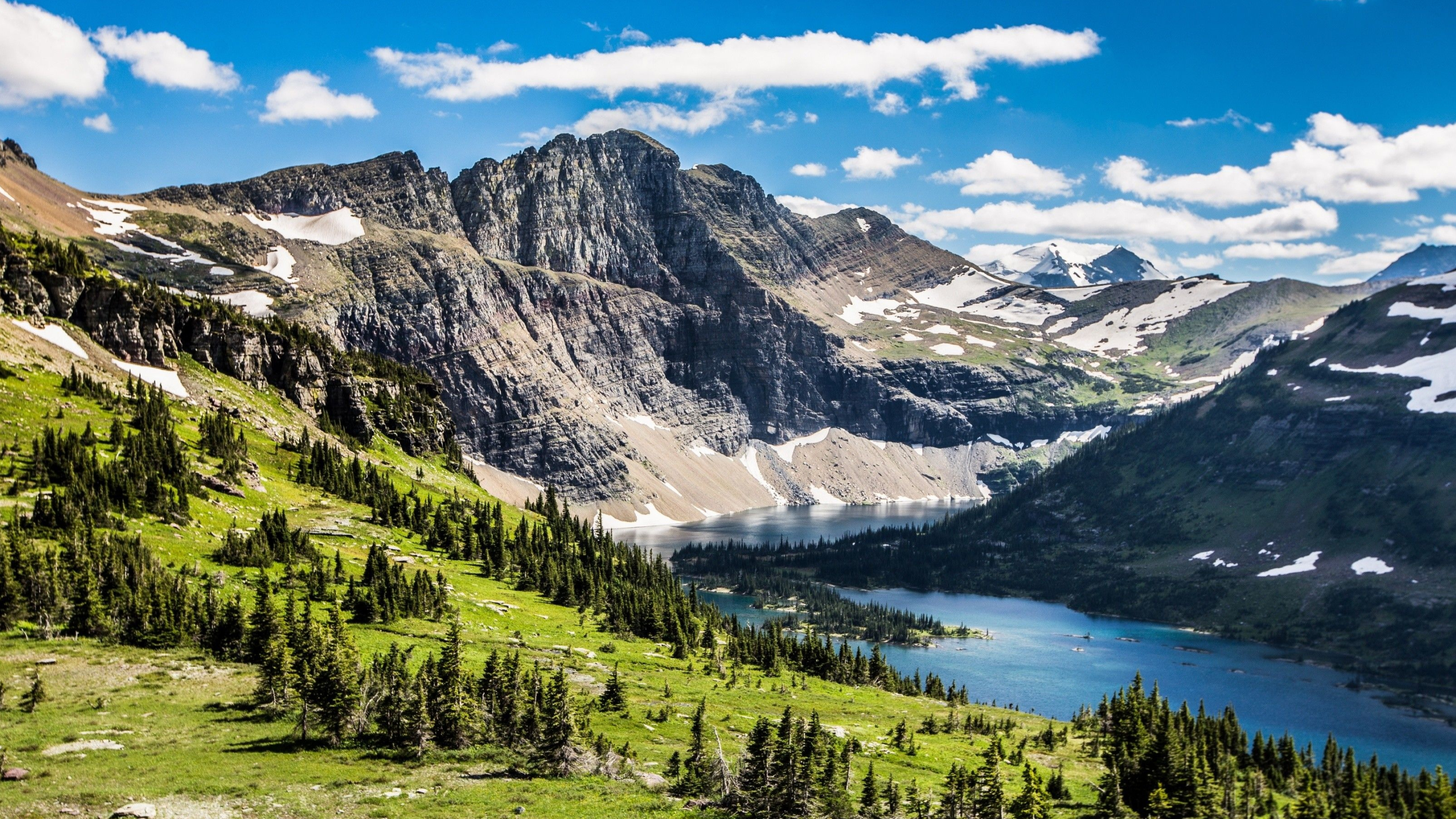 Hidden Lake, Montana Wallpaper, 3560x2000 HD Desktop