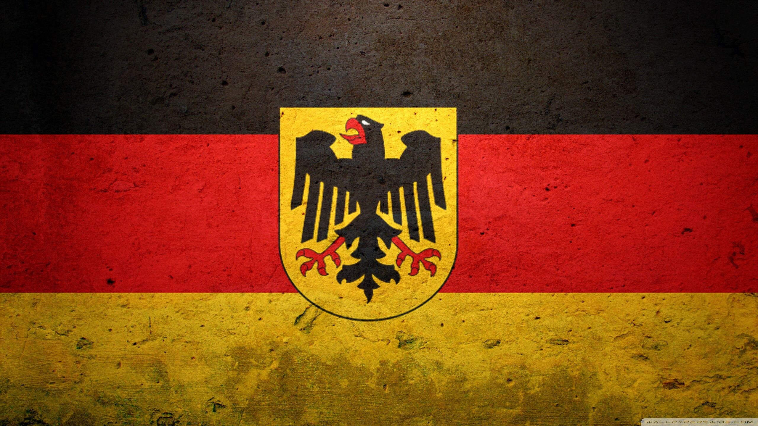 Coat of arms, Flag of Germany Wallpaper, 2560x1440 HD Desktop