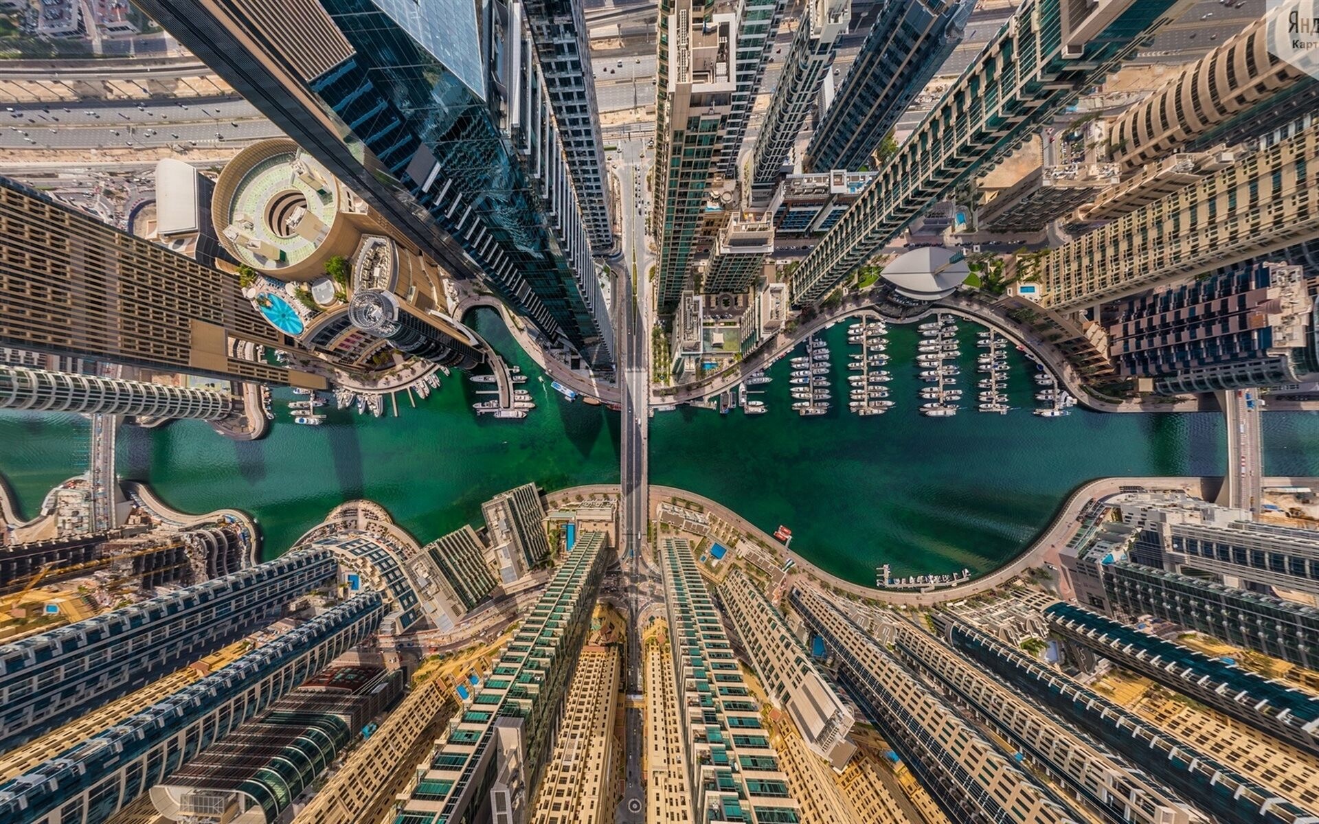 United Arab Emirates, Dubai Marina, Roads, High quality, 1920x1200 HD Desktop