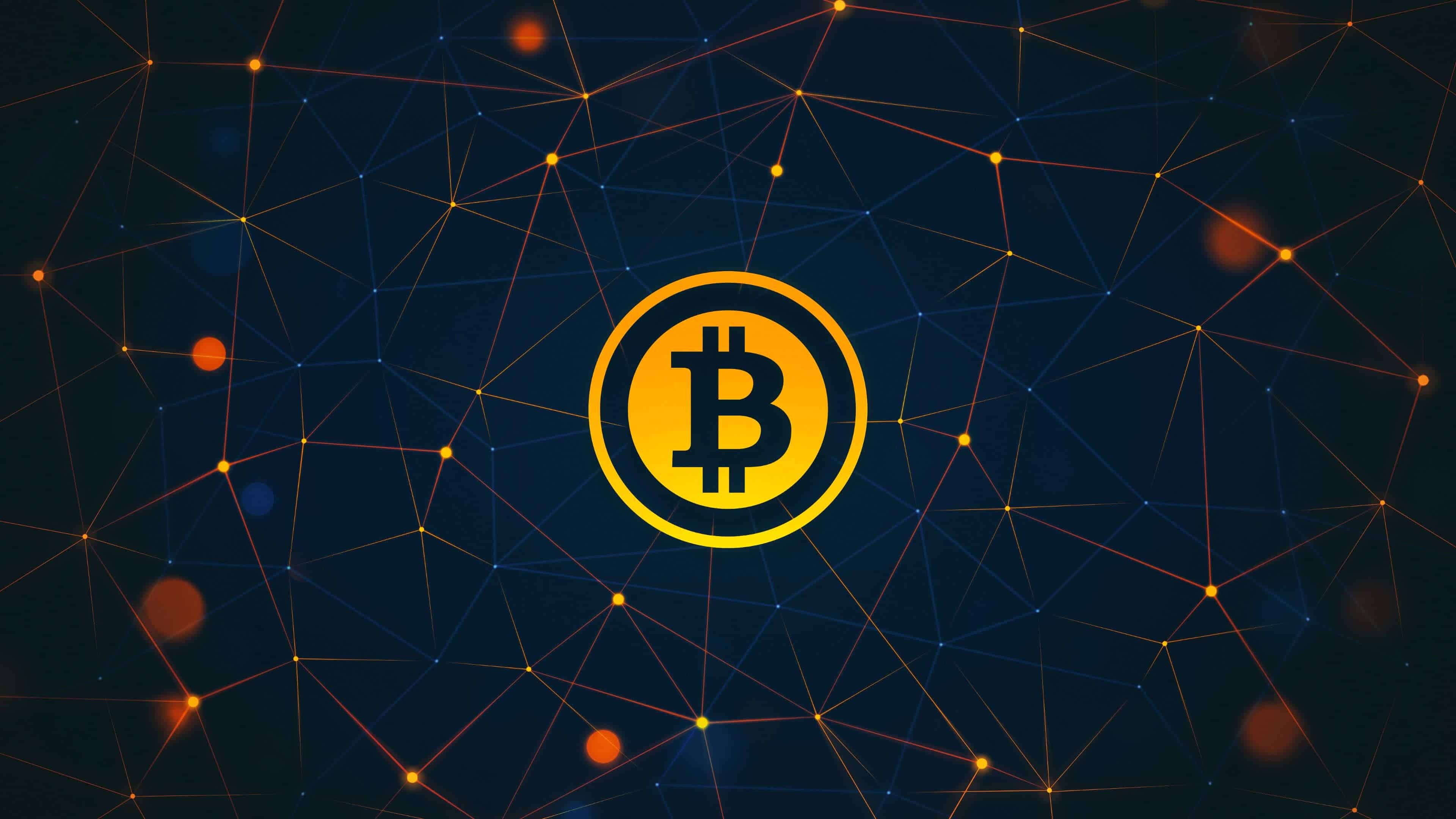 Bitcoin logo, UHD wallpaper, Cryptocurrency symbol, Digital assets, 3840x2160 4K Desktop