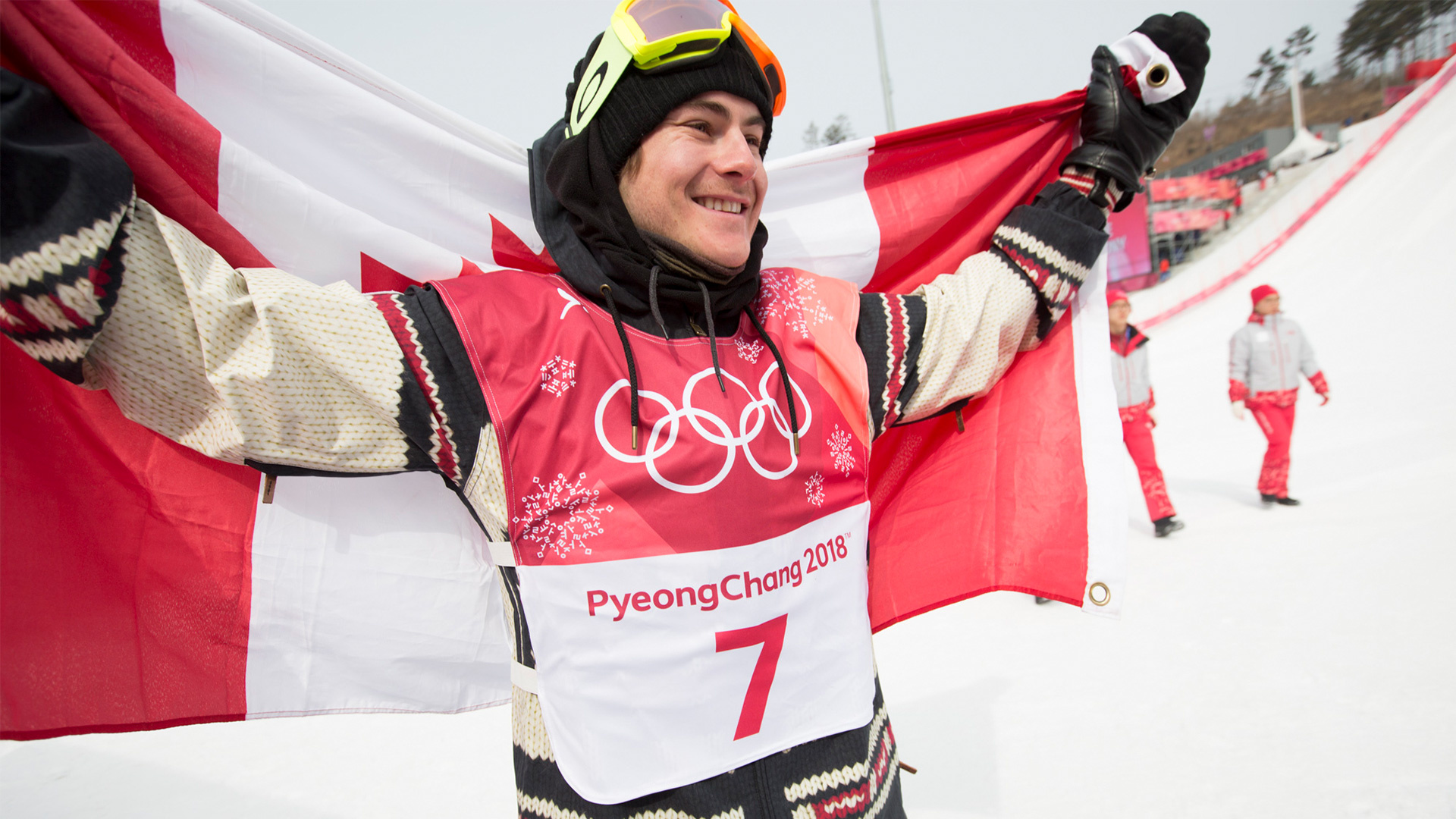 Sebastien Toutant, Olympic big air, Sports victory, 1920x1080 Full HD Desktop