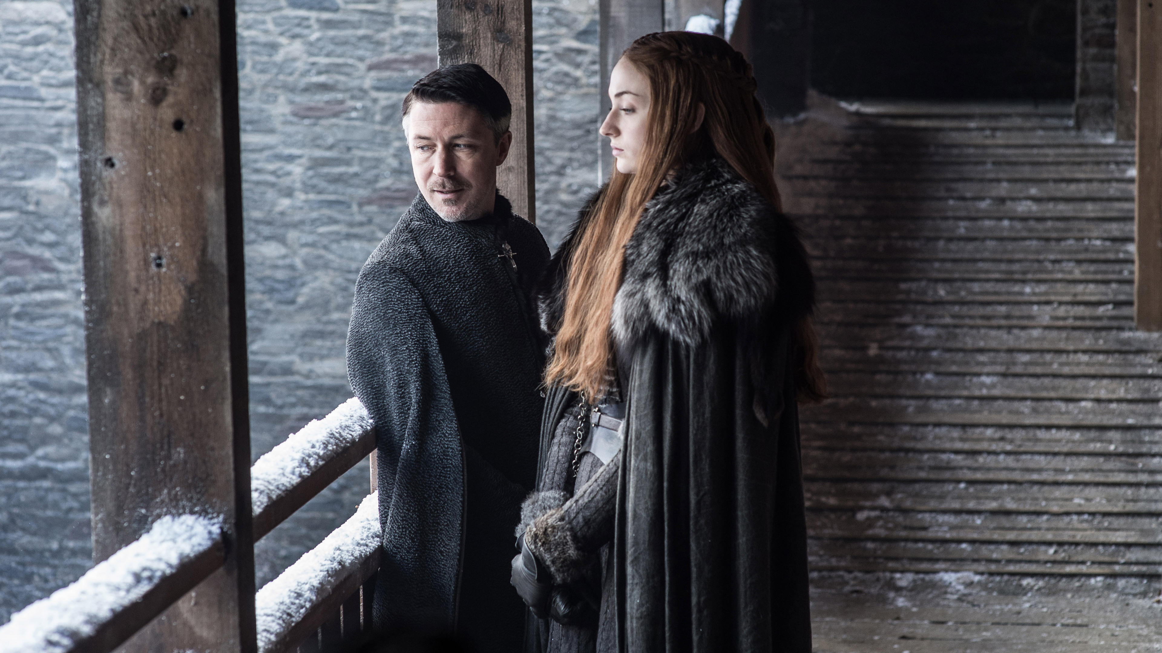 Littlefinger and Sansa Stark, Season 7, HD 4K wallpapers, 3840x2160 4K Desktop