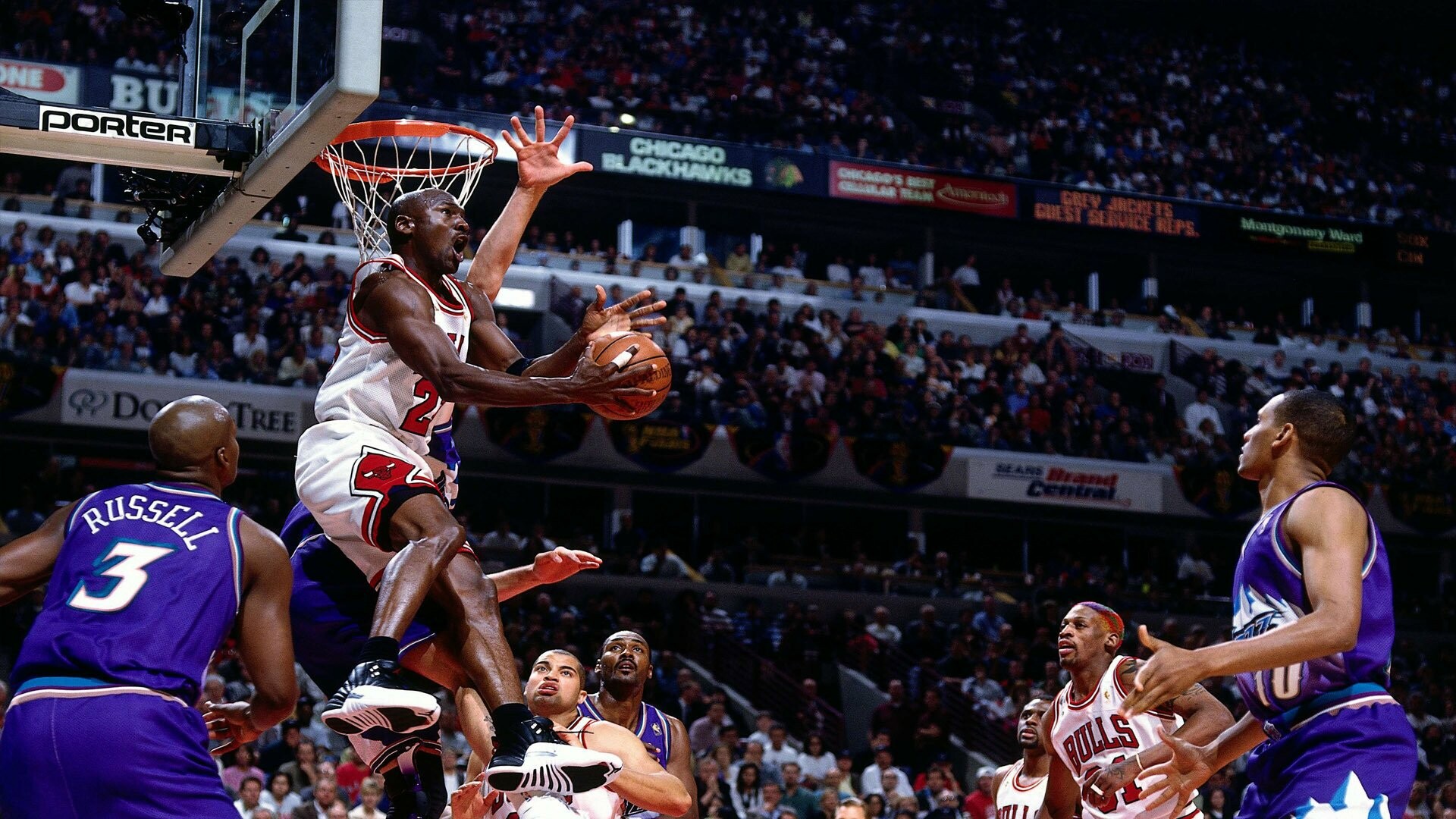 1997 NBA Finals, Michael Jordan Wallpaper, 1920x1080 Full HD Desktop