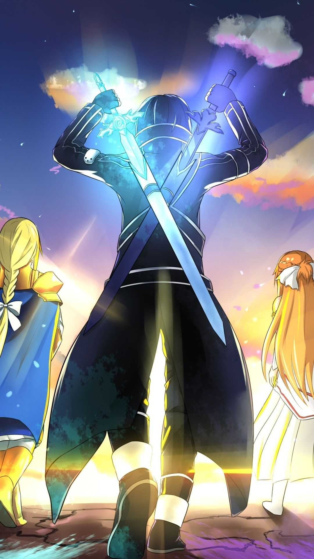 Sword Art Online, iPhone wallpaper, HD images, Free download, 1080x1920 Full HD Phone