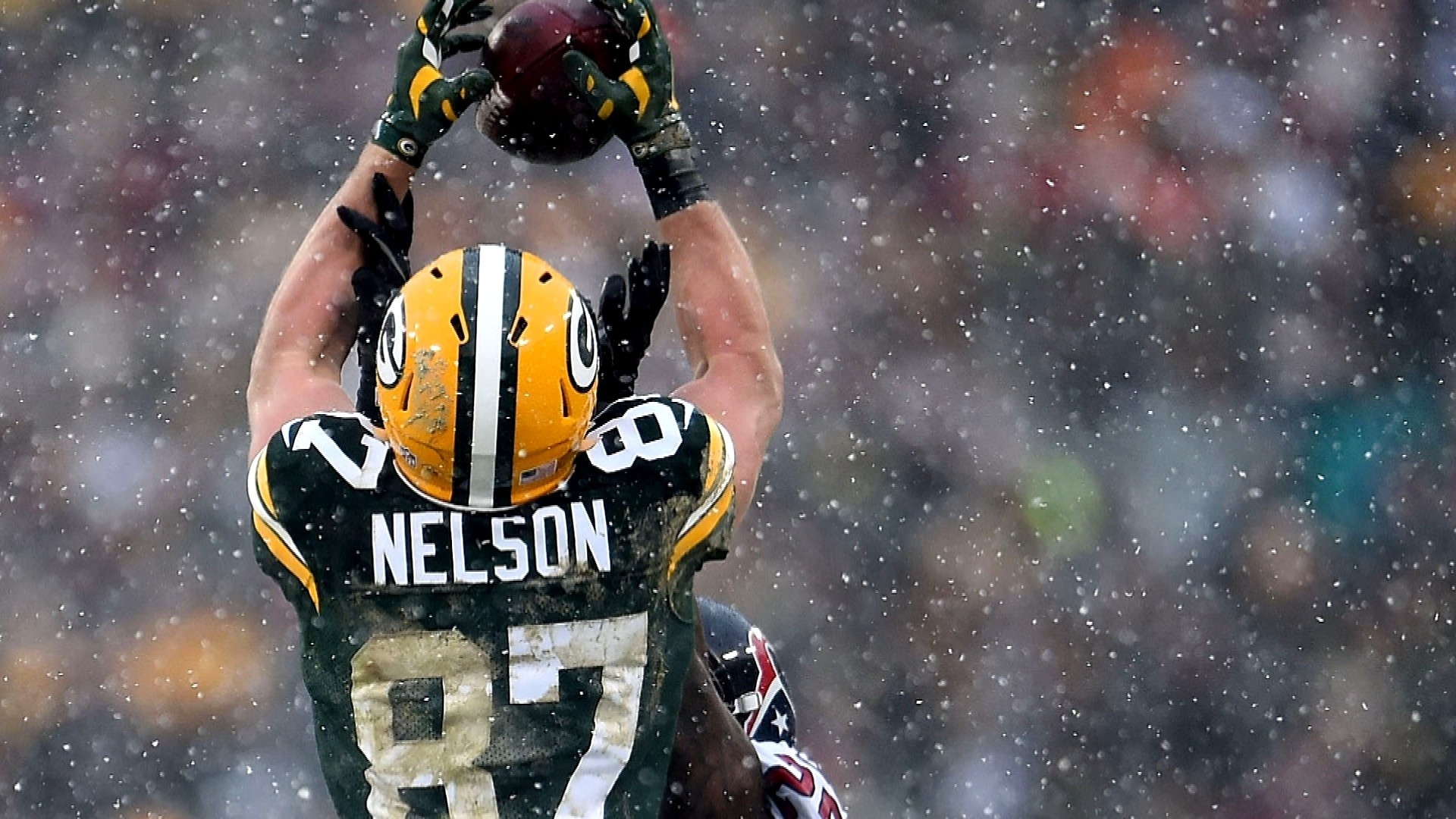 Jordy Nelson, Athlete wallpapers, Football hero, Action shots, 1920x1080 Full HD Desktop