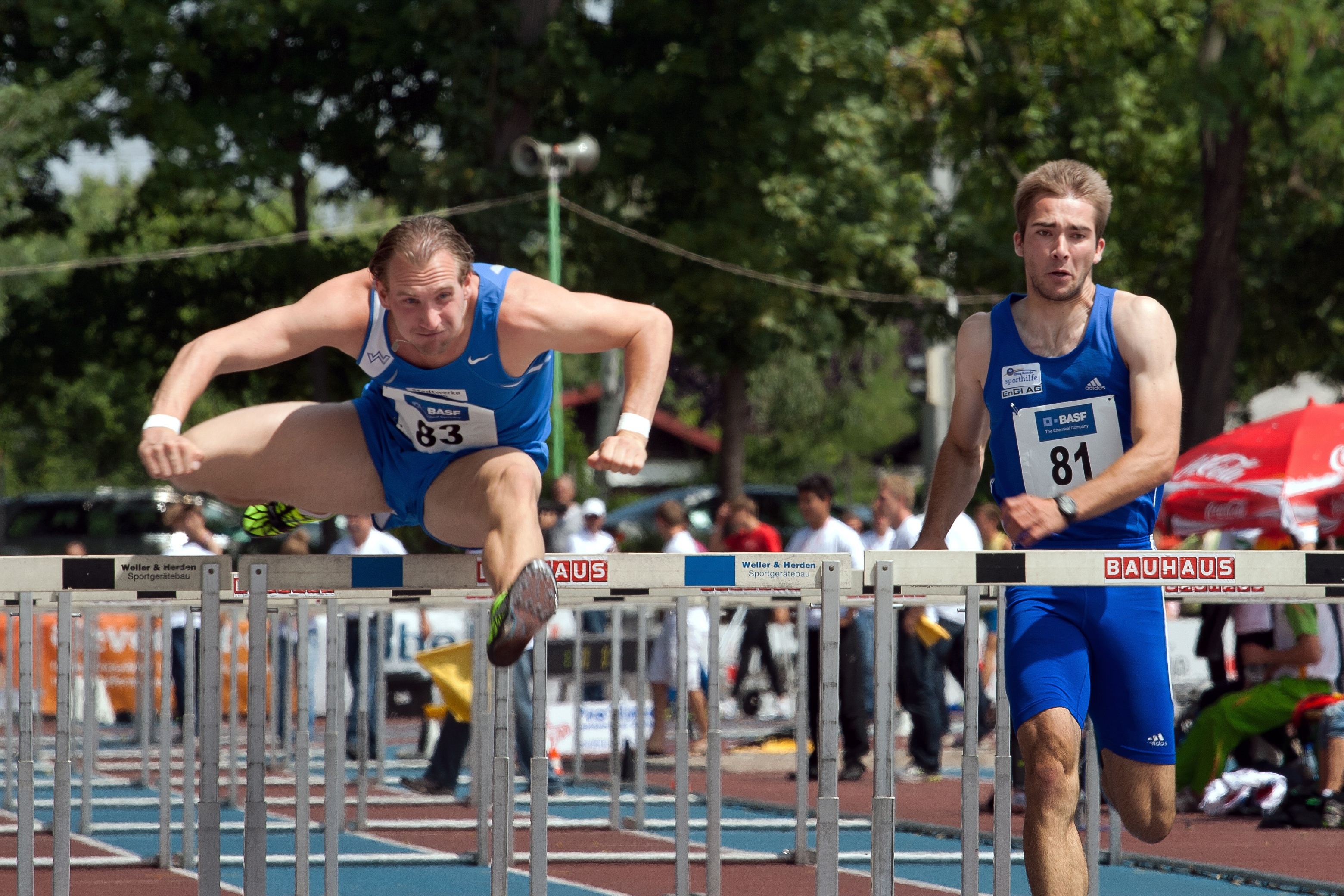 Hurdling athletes, Triathlon challenge, Track and field, Physical exercise, 3120x2080 HD Desktop