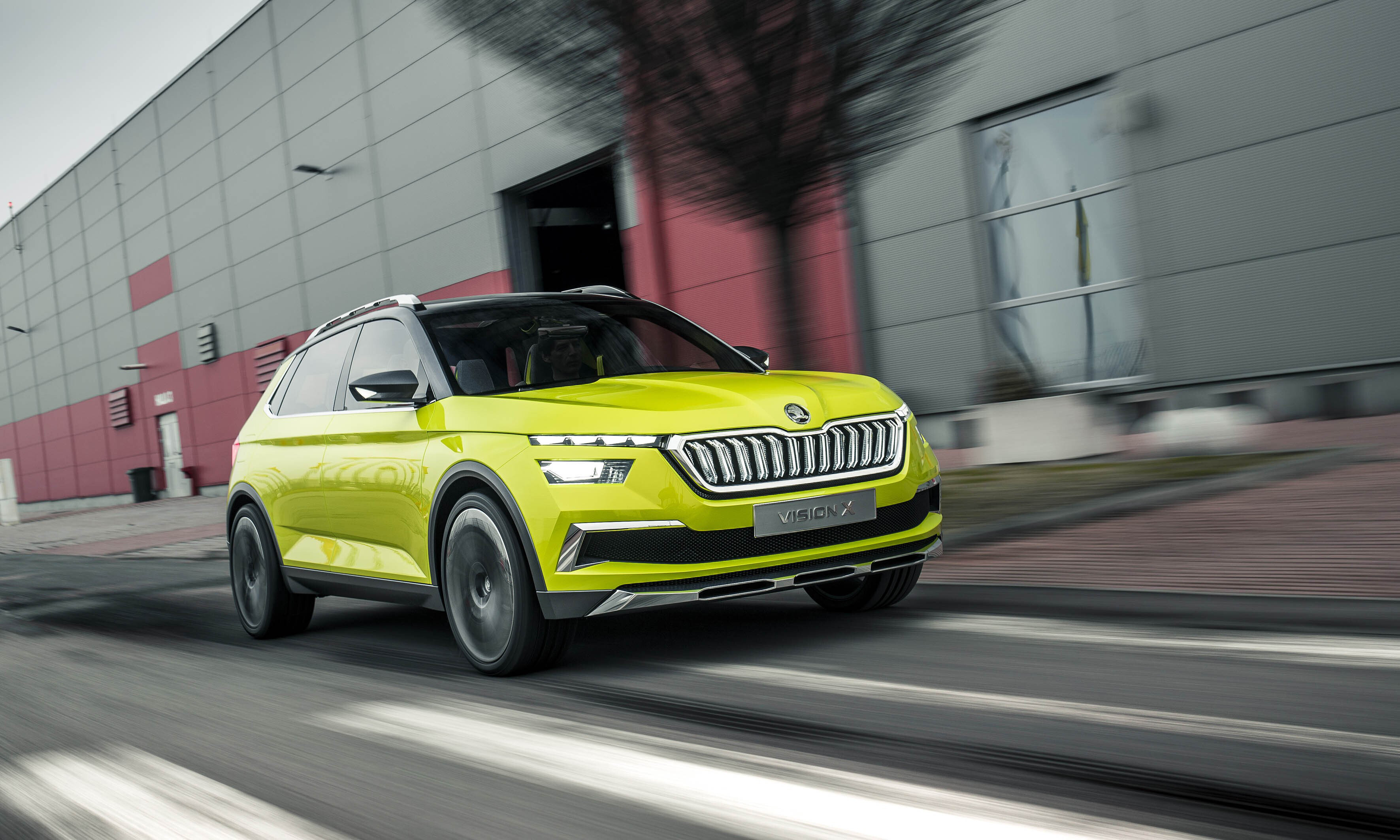 Skoda Vision X 2018, Front view, HD wallpapers, 3550x2130 HD Desktop