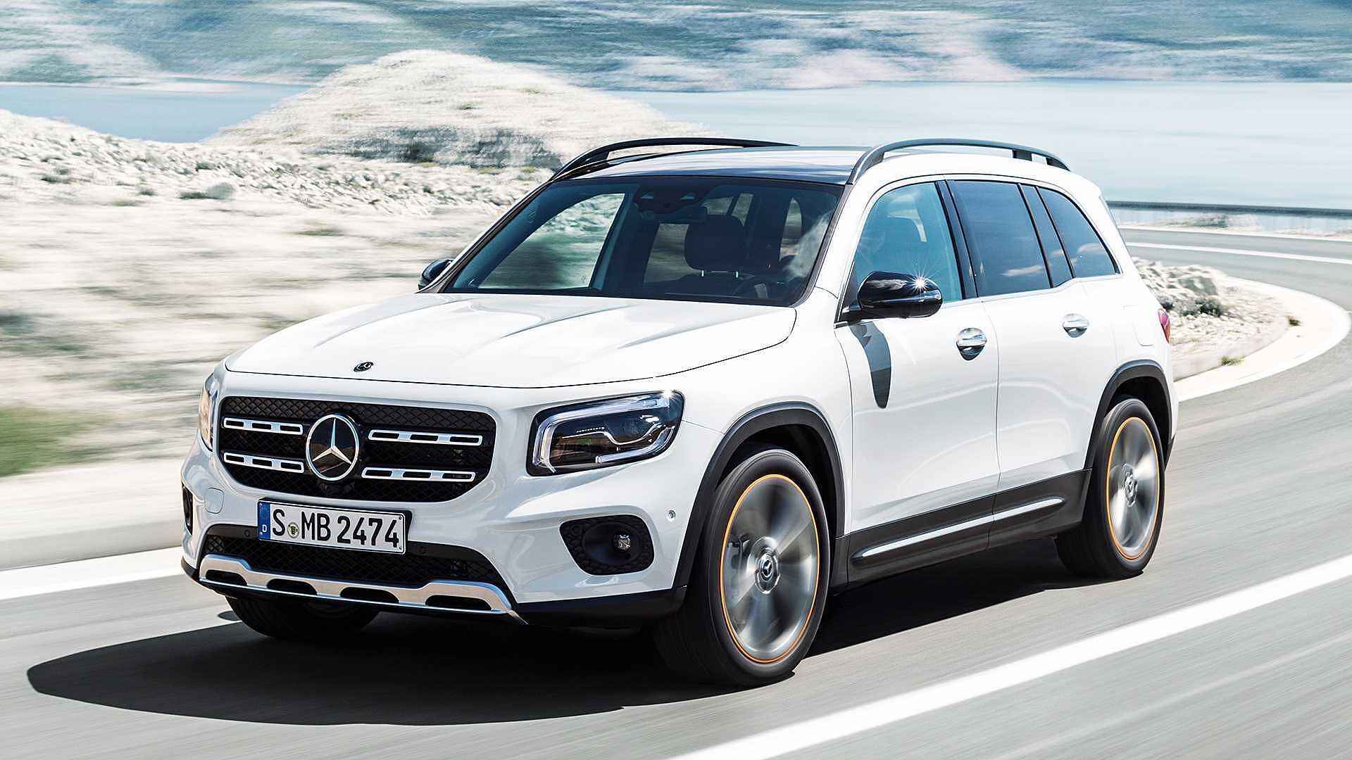 Mercedes-Benz GLB, SUV versatility, Compact luxury, Premium interiors, 1920x1080 Full HD Desktop