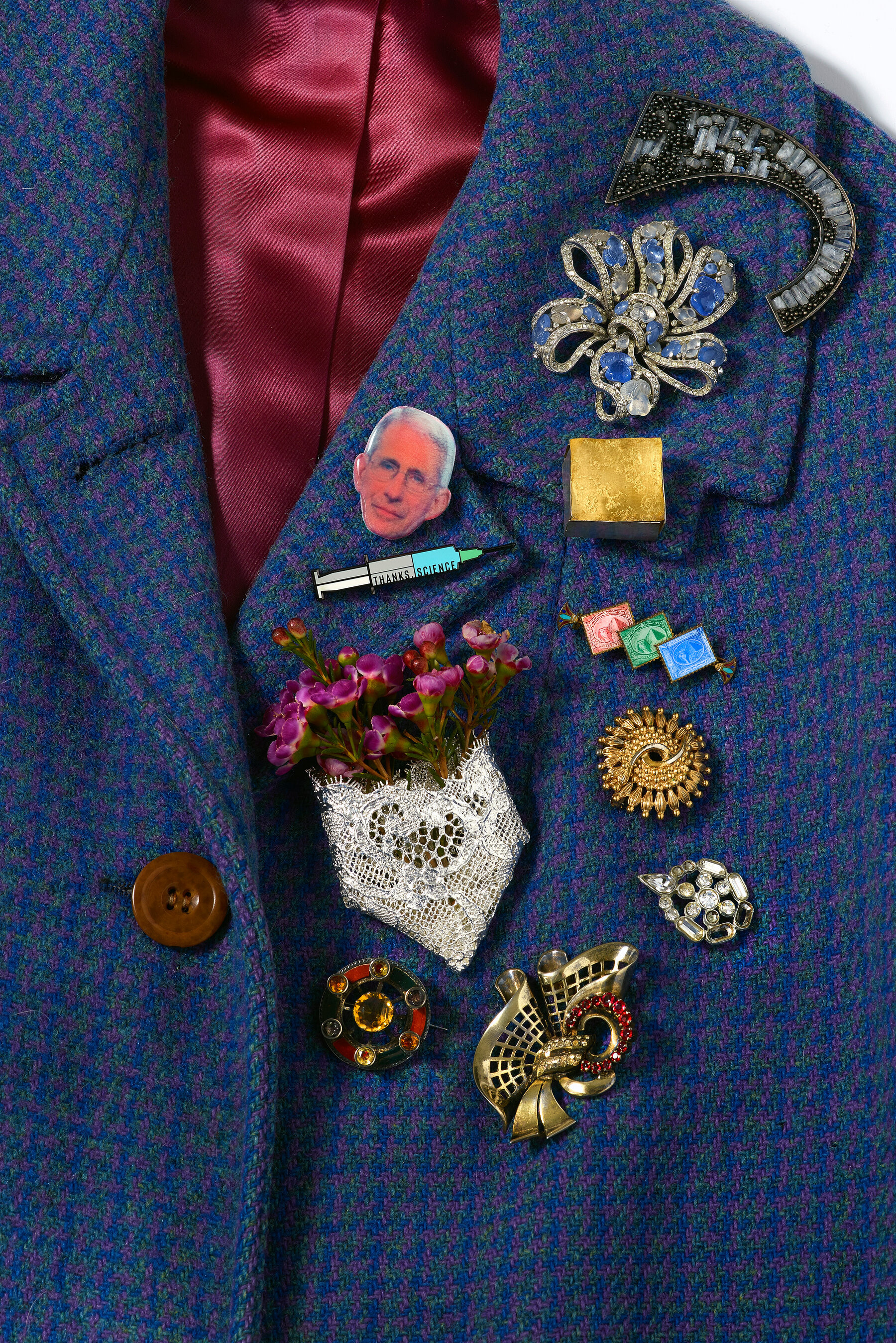 Brooch revival, Lady Gaga influence, Pin fashion, NY Times, 1800x2700 HD Phone