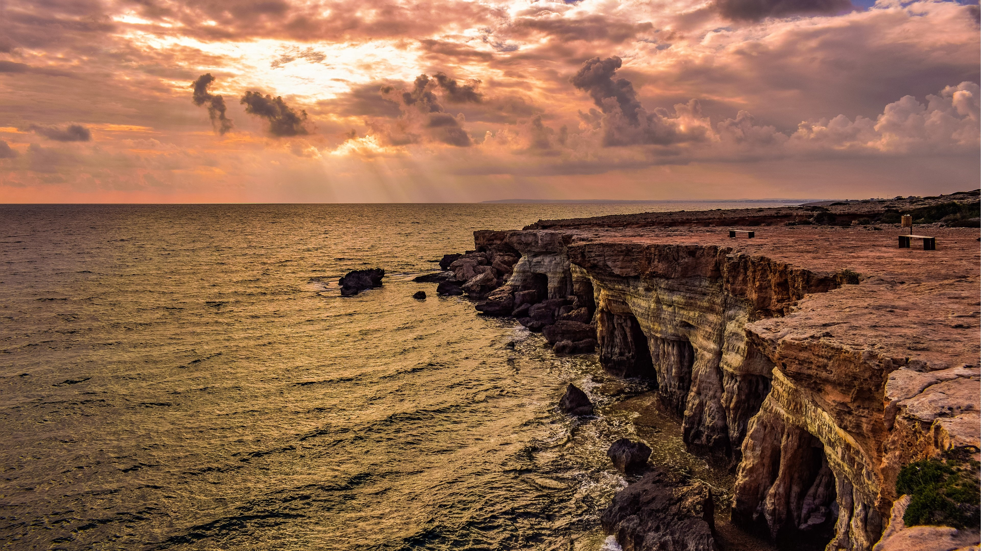 Mediterranean Sea, Cyprus Wallpaper, 3840x2160 4K Desktop