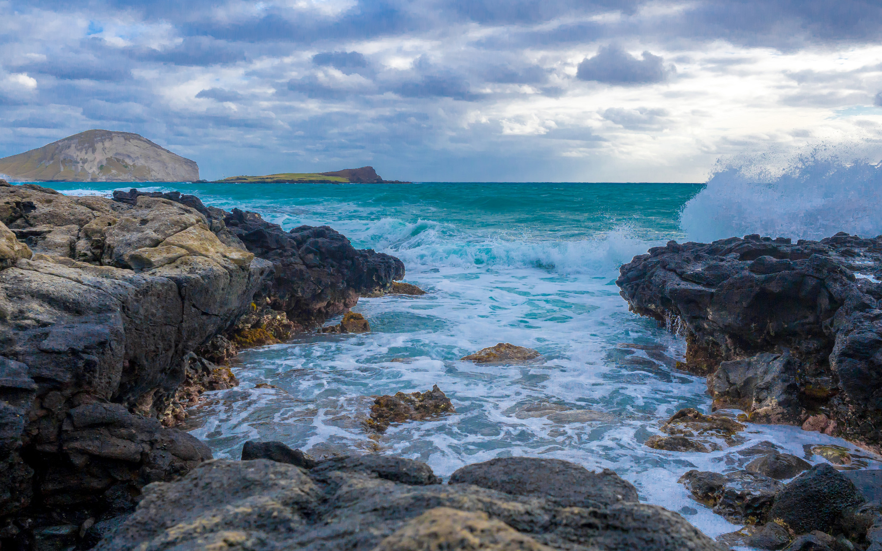 Oahu Island, Hawaii wallpaper, Island paradise, Desktop background, 2880x1800 HD Desktop