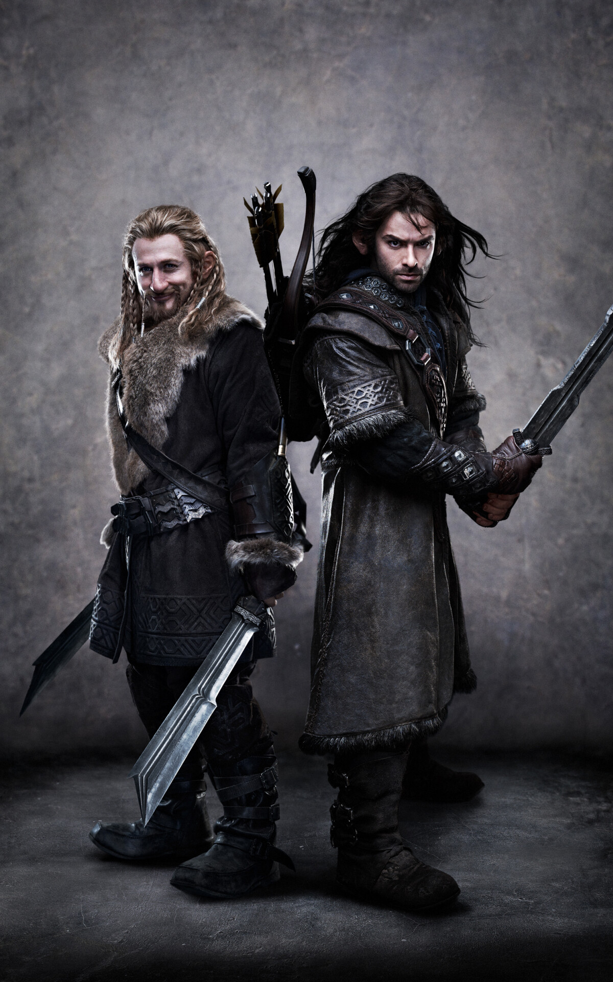 Dwarfs The Hobbit, Kili Fili, Brotherly bond, Middle Earth's guardians, 1200x1920 HD Phone