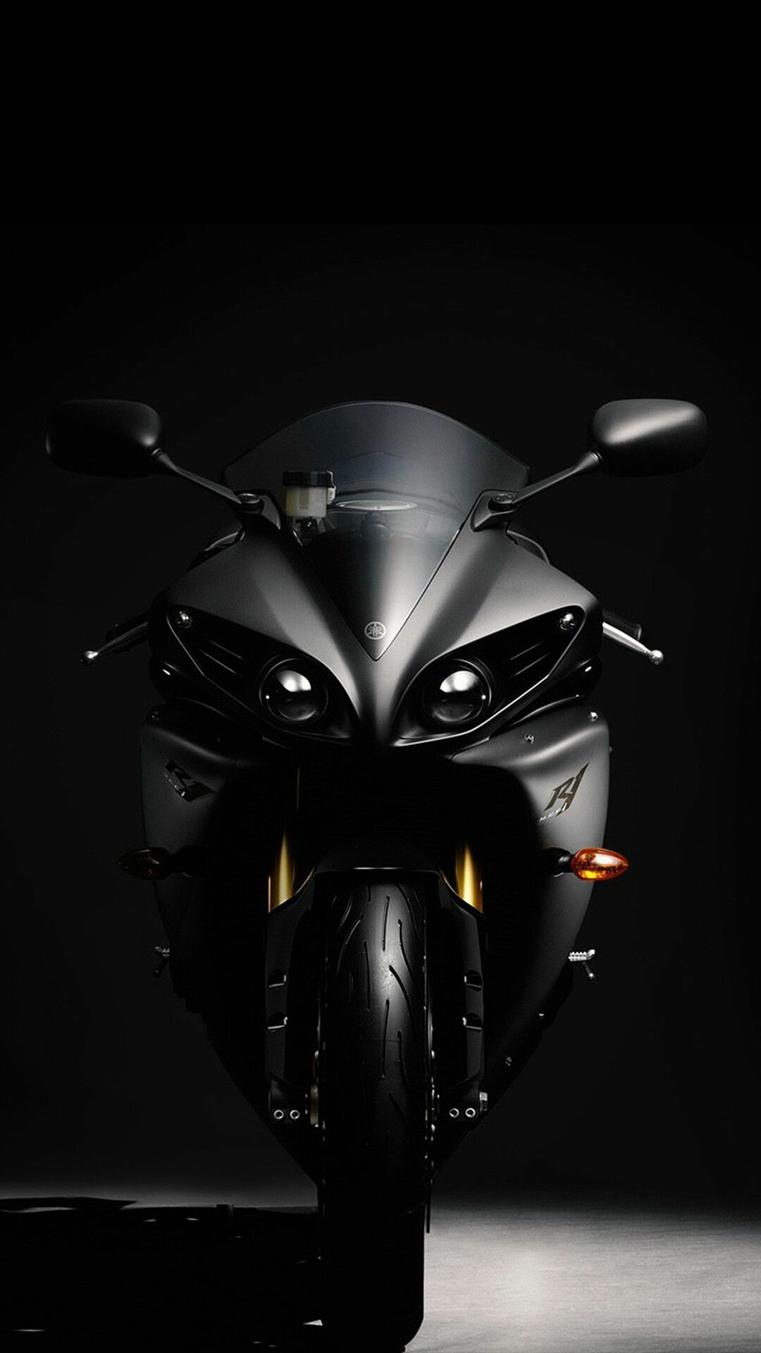 Black R1 phone wallpaper, Motorcycle, 1080x1920 Full HD Phone