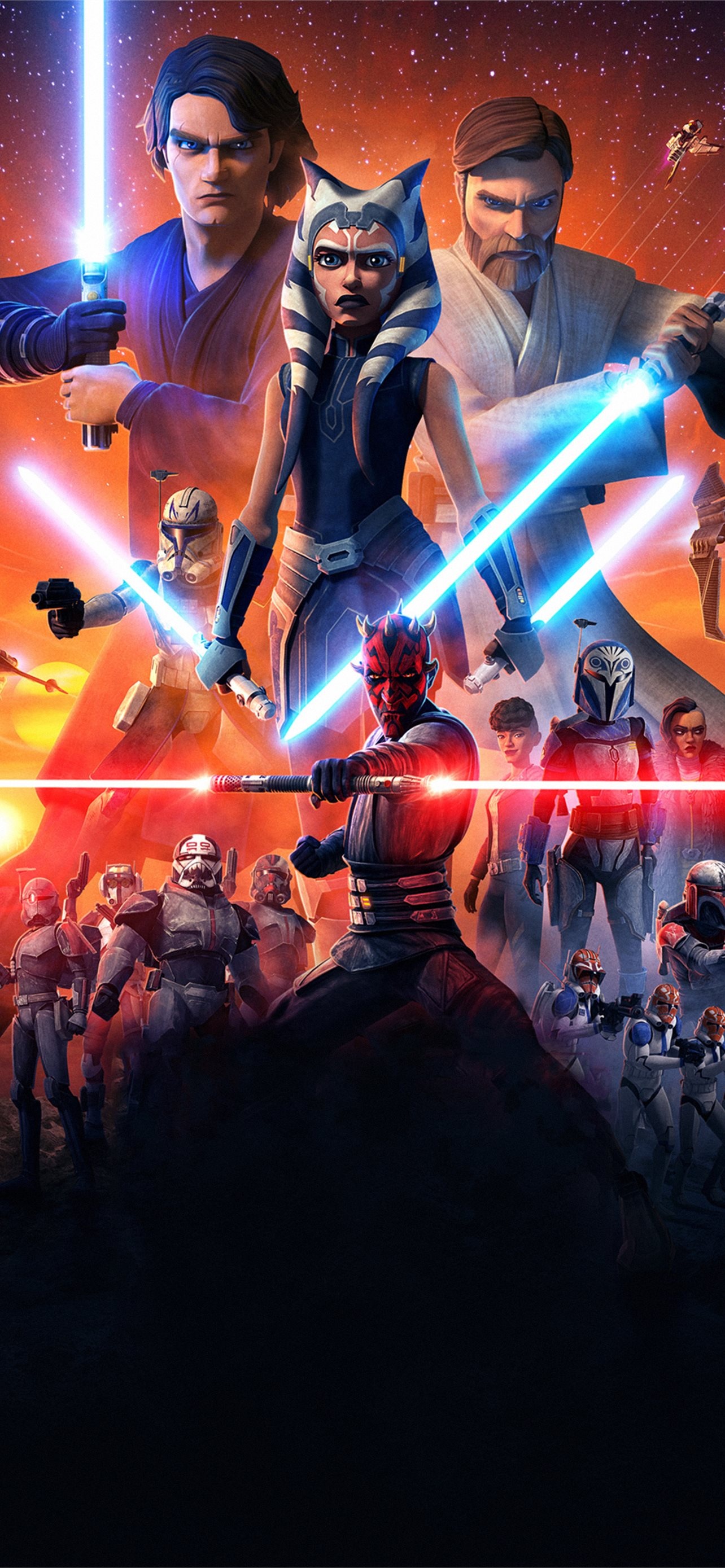 The Clone Wars 2020, 1200p HD, TV series, Images, 1290x2780 HD Phone