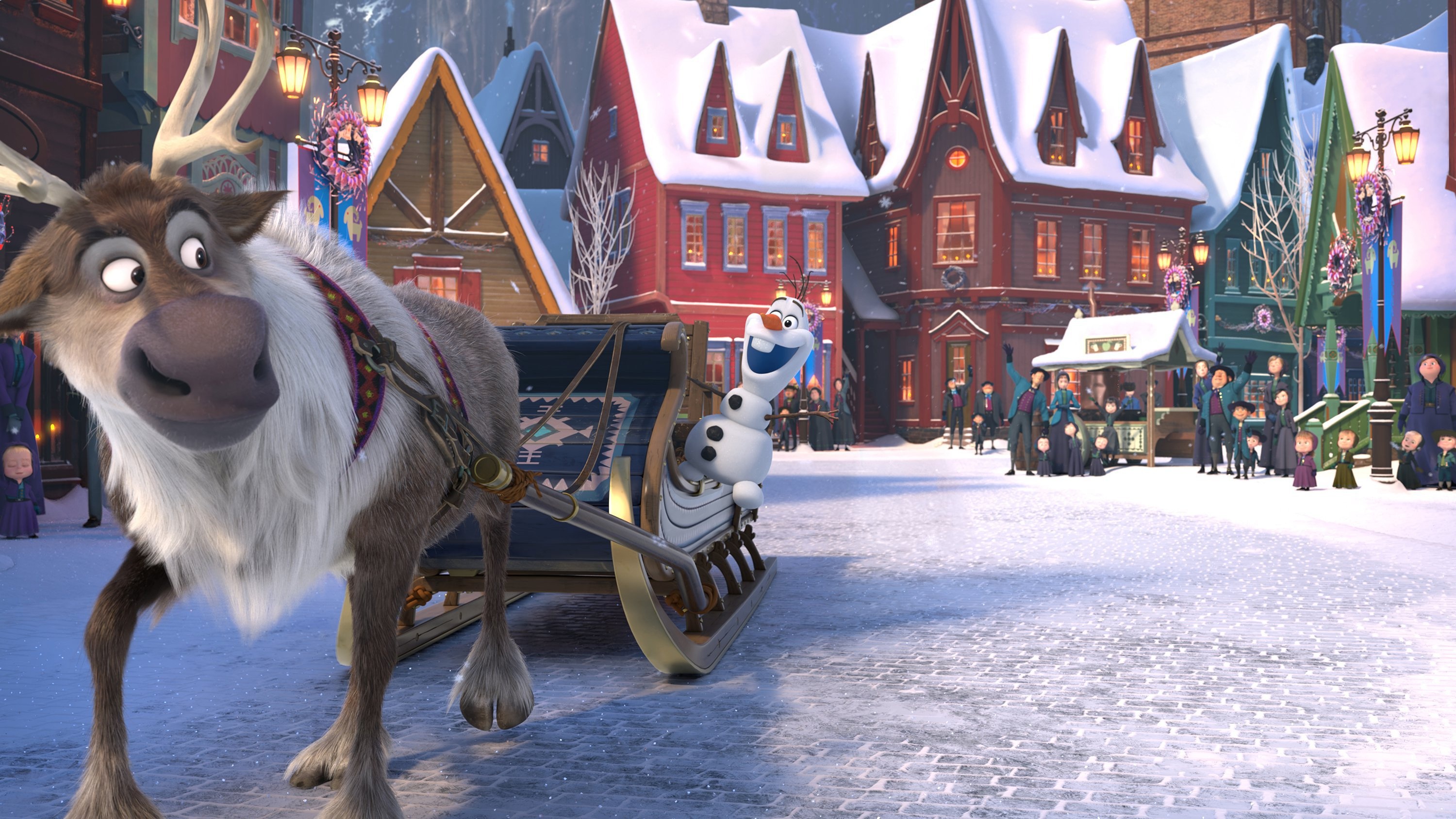 Sven, Frozen Animation, Wallpapers, 3000x1690 HD Desktop