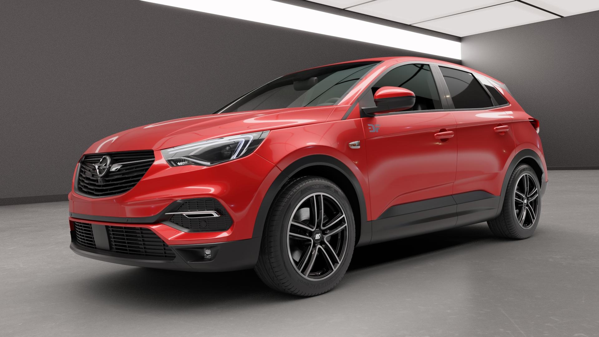 Opel Grandland X, RC Design RC27, Black front polished, 1920x1080 Full HD Desktop