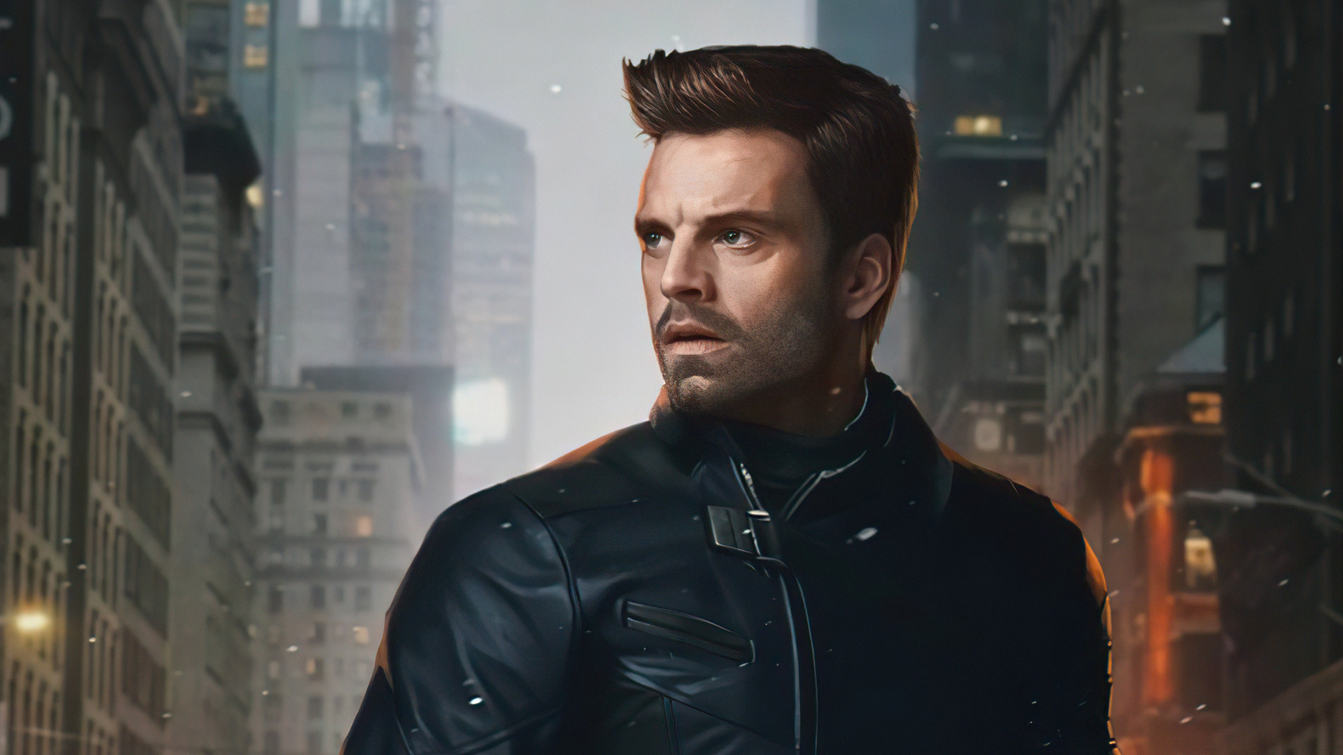 Sebastian Stan, Falcon and Winter Soldier, 1920x1080 Full HD Desktop