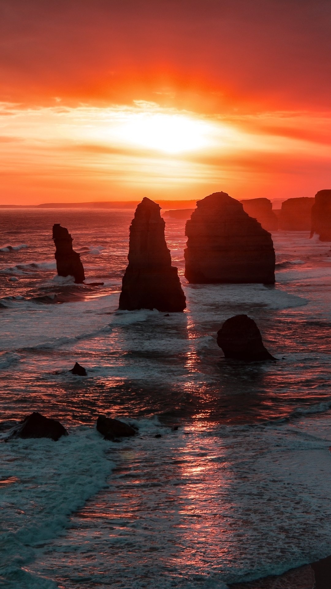 Twelve Apostles, Earth, 1080x1920 Full HD Phone