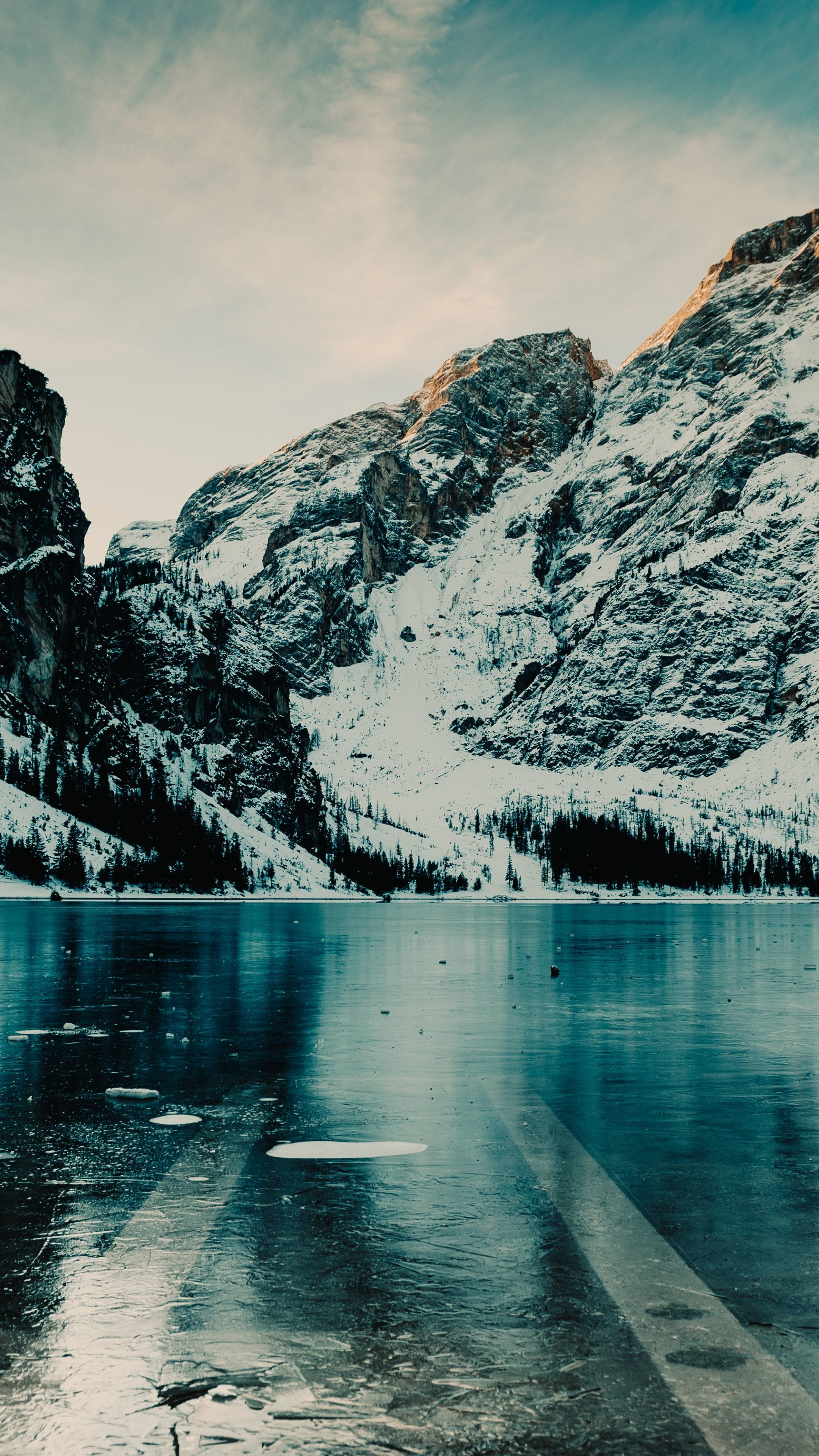 Mountains, Ice Wallpaper, 2160x3840 4K Phone