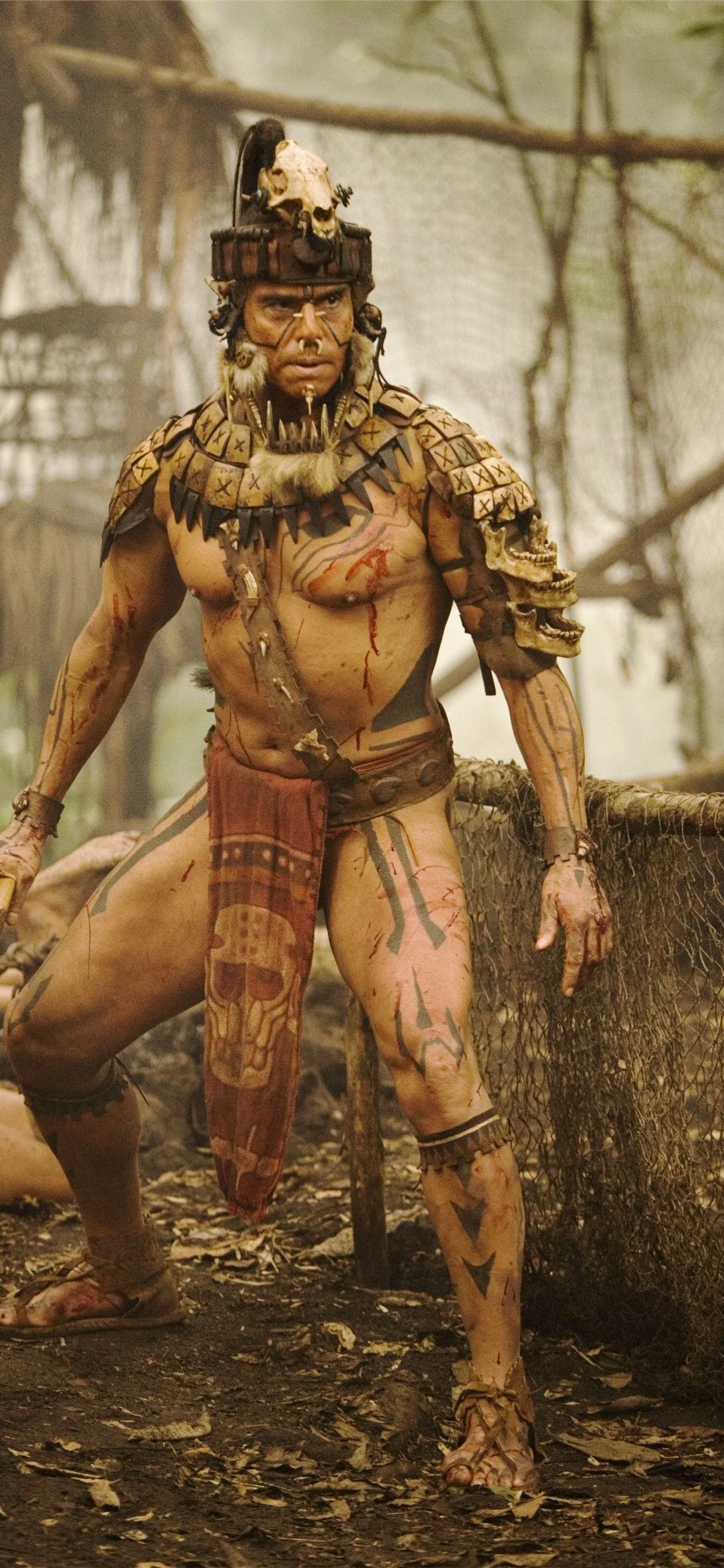 Zero Wolf, Apocalypto Wallpaper, 1290x2780 HD Phone