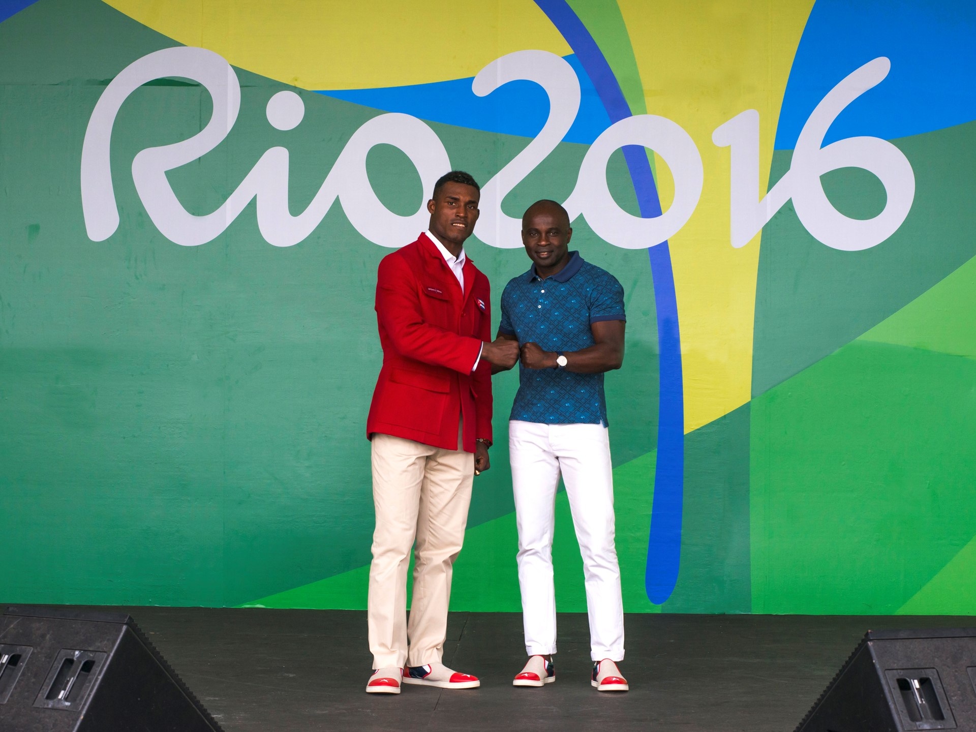 Julio Cesar La Cruz, Olympic village, Rio 2016, Boxing champions, 1920x1440 HD Desktop