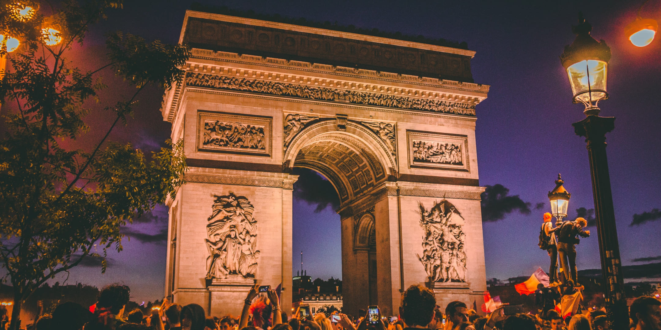 Arc de Triomphe, Best PC wallpapers, Download in 2021, Stunning backgrounds, 2160x1080 Dual Screen Desktop