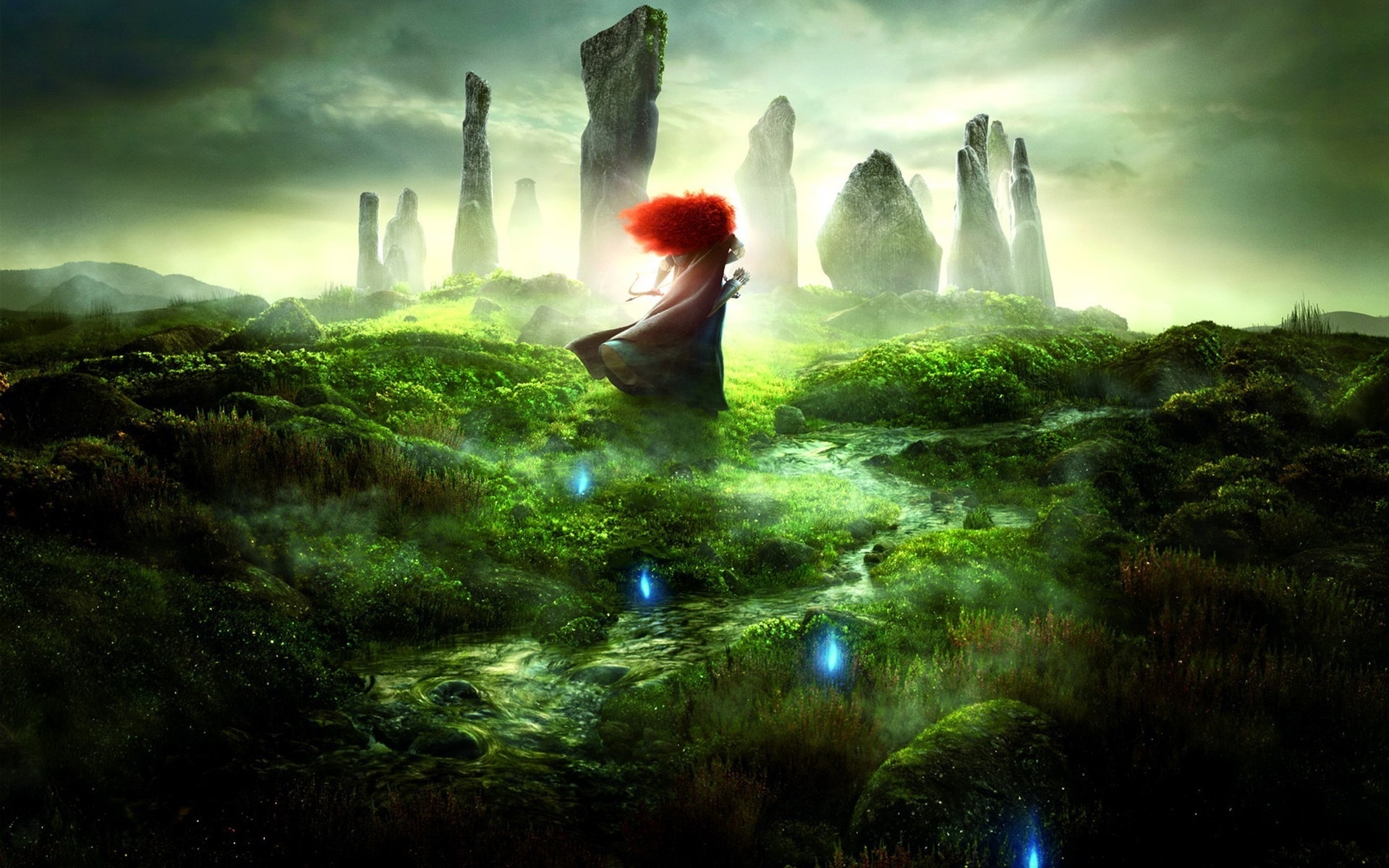 Brave wallpaper, Scottish heroine, Animated adventure, Magical bond, 1920x1200 HD Desktop