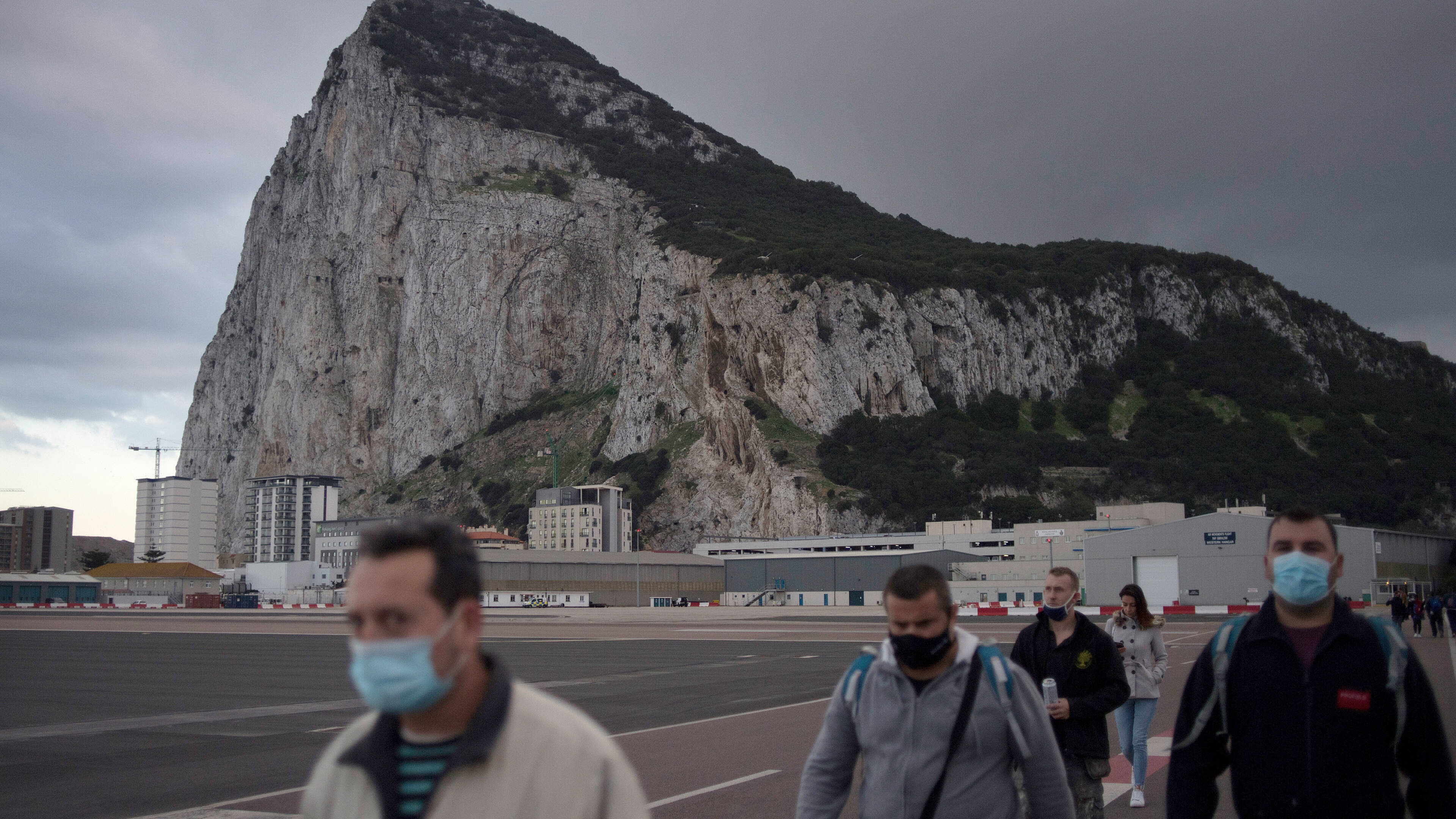 Gibraltar, Vrij verkeer, Spain, NOS, 3840x2160 4K Desktop