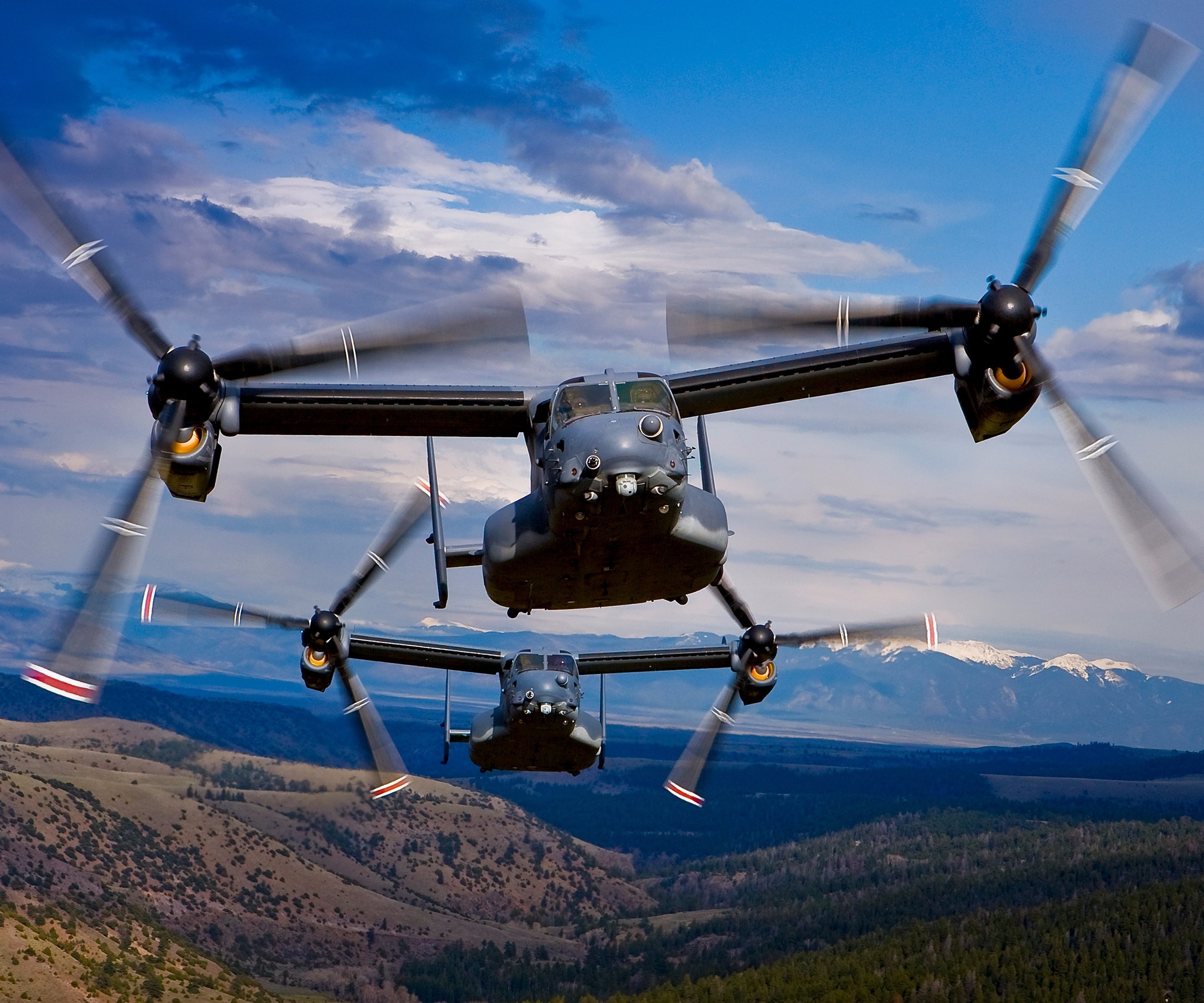 V-22 Osprey, Flight hours milestone, CompositesWorld, 2510x2090 HD Desktop