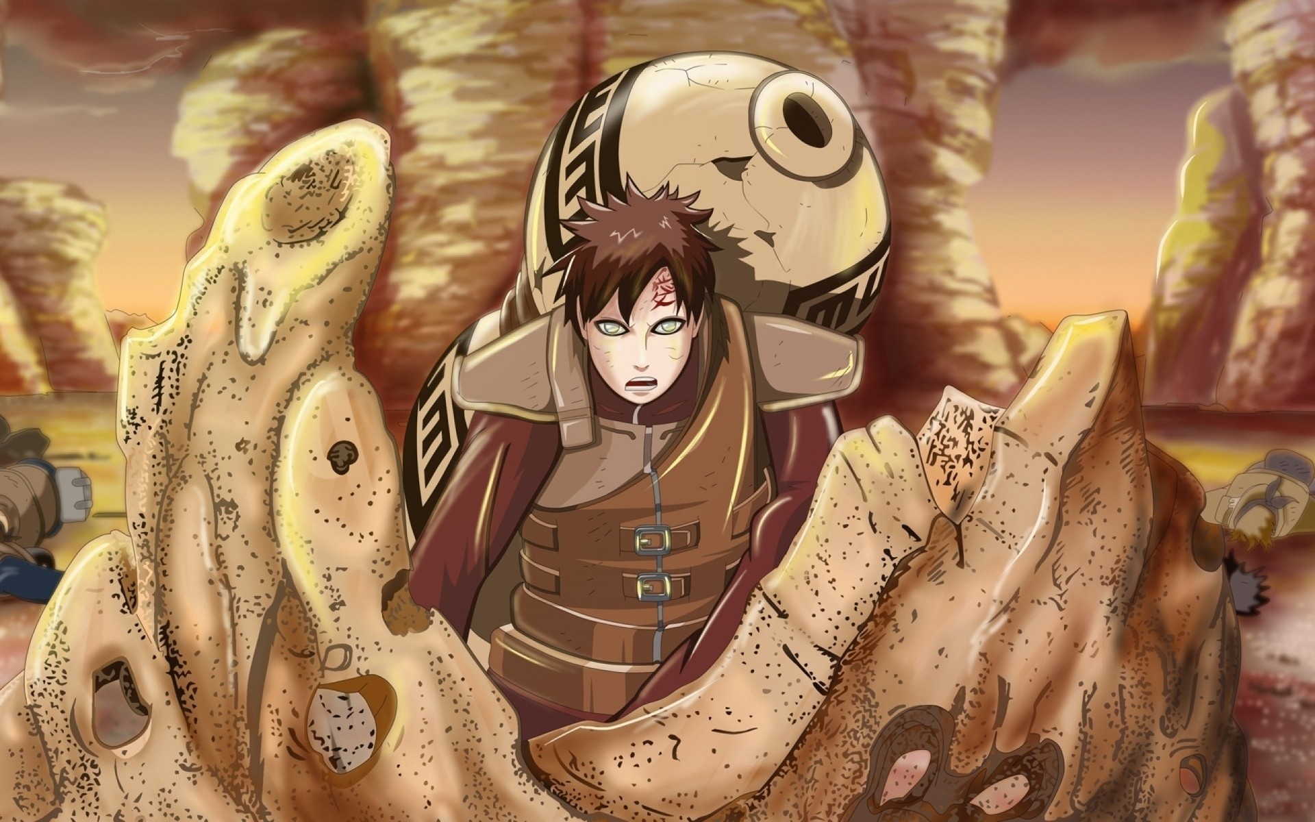 Gaara, Kazekage, Sand Village, Naruto, 1920x1200 HD Desktop