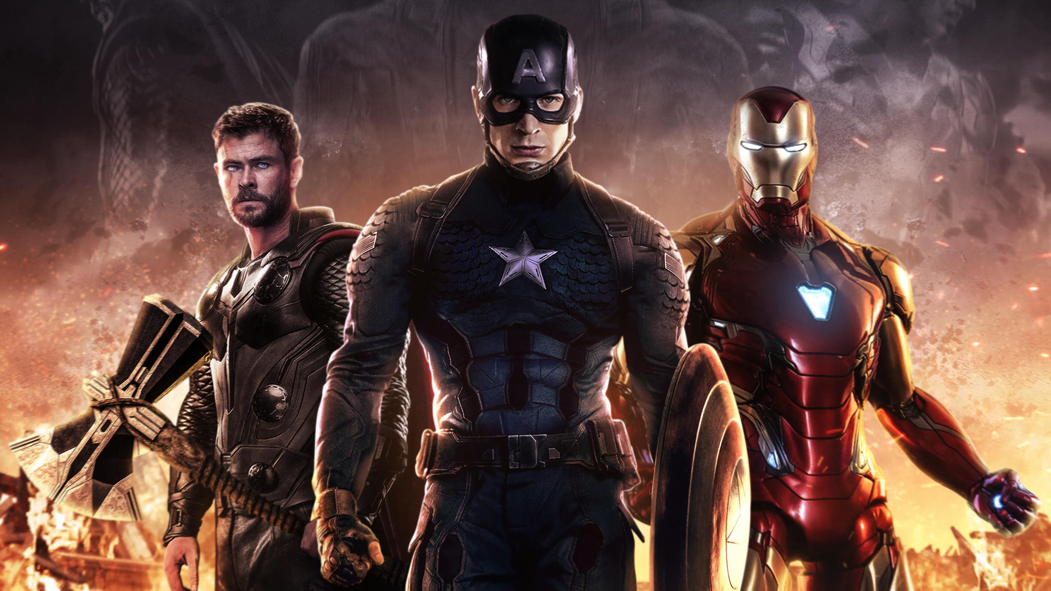 Captain America, Iron Man, Thor, Avengers Wallpaper, 3500x1970 HD Desktop