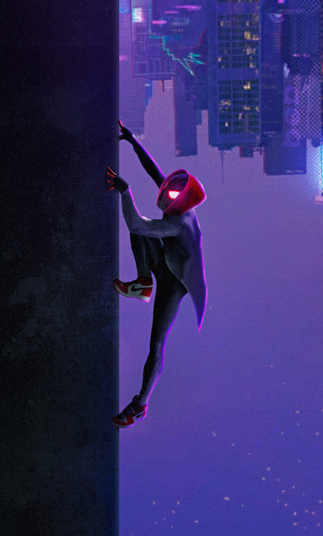 Spider-Man: Into the Spider-Verse, Animated superhero adventure, Miles Morales, iPhone wallpaper, 1280x2120 HD Phone