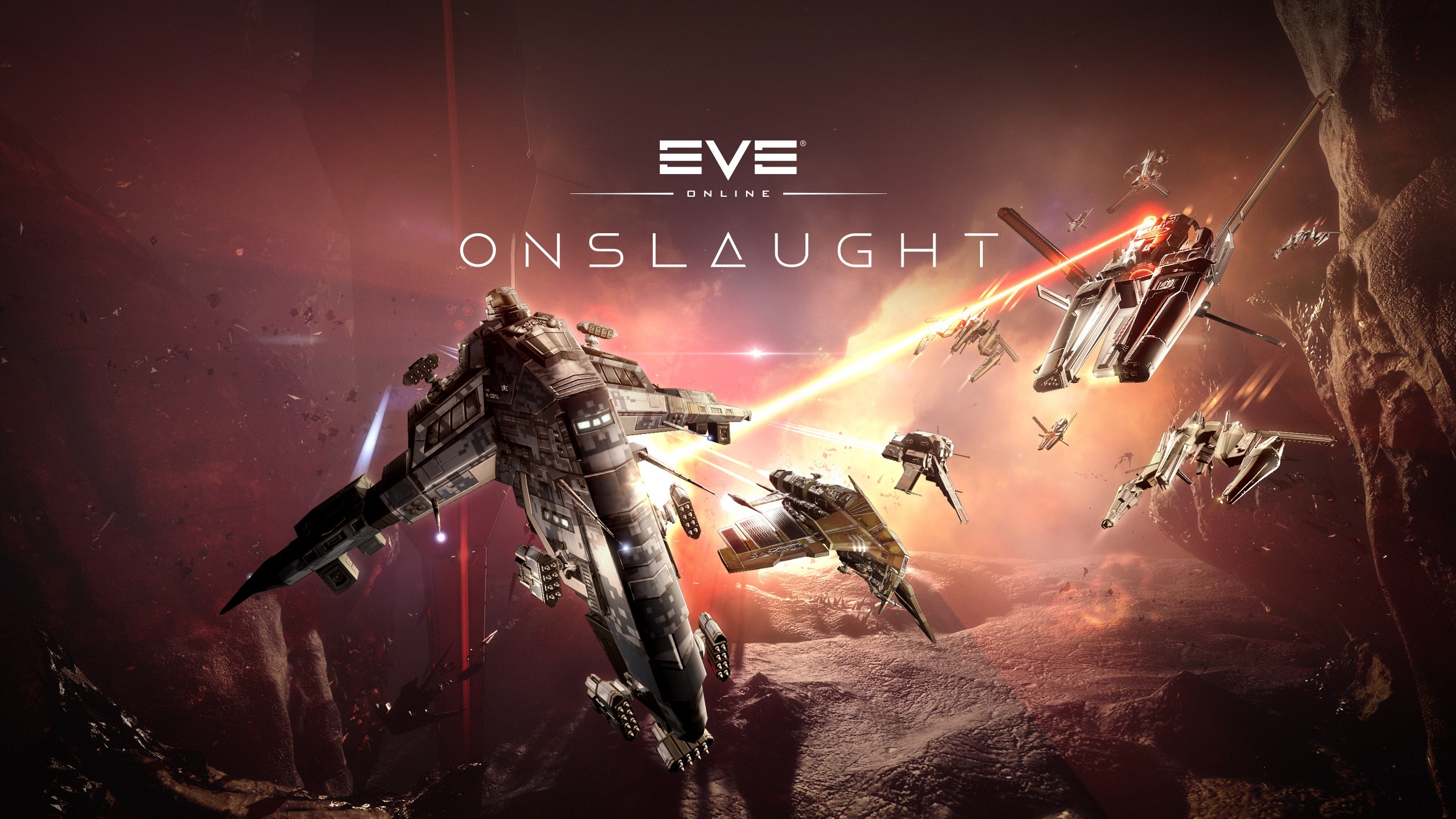 Onslaught, EVE Online Wallpaper, 2560x1440 HD Desktop