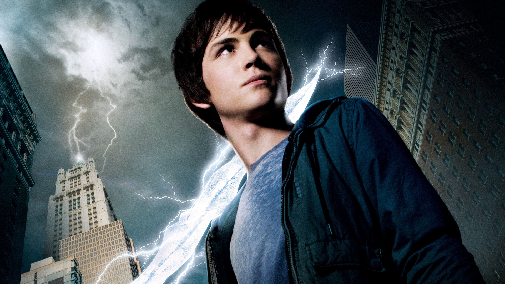 Logan Lerman (Percy Jackson), Lightning Thief wallpapers, Epic mythological adventure, Entertaining film series, 1920x1080 Full HD Desktop