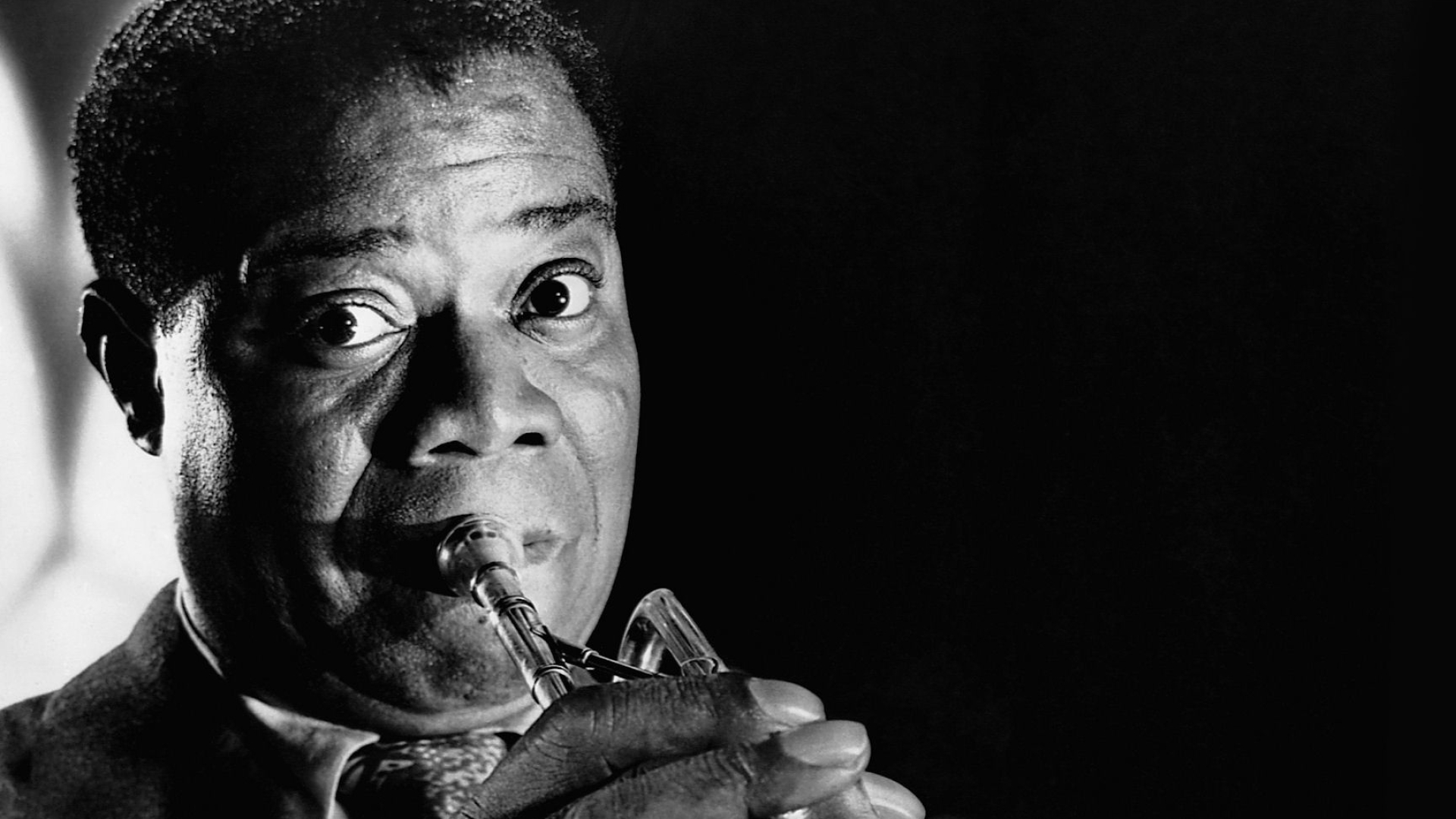 Louis Armstrong, Music fanart, Jazz music icon, Legendary performer, 1920x1080 Full HD Desktop