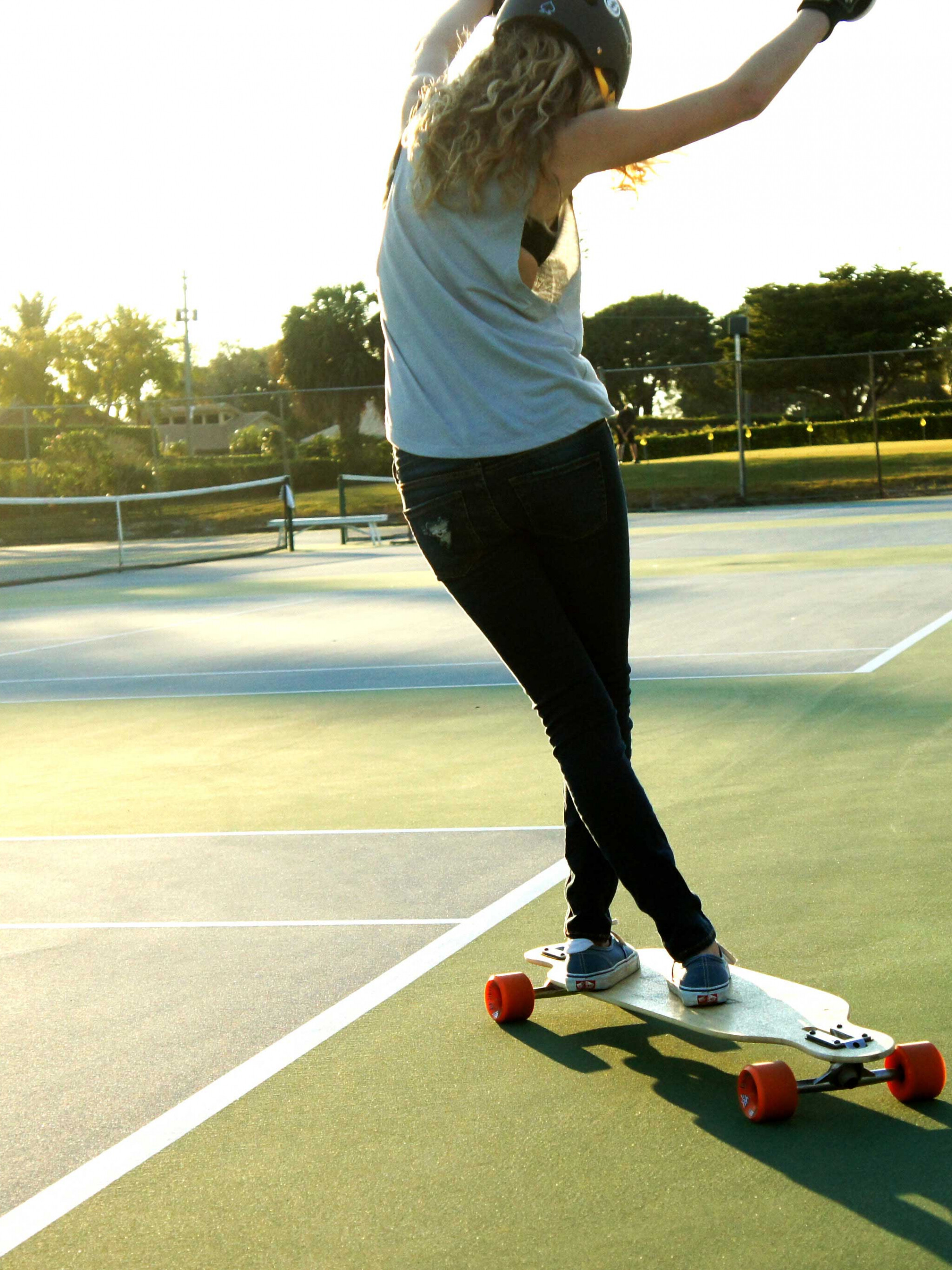 Longboarding, Girl Skateboarding Wallpaper, 2050x2740 HD Phone