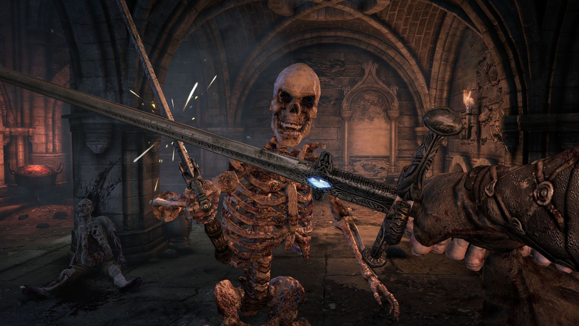 FPP Game, First-person RPG, Hellraid details, Dying Light developer, 1920x1080 Full HD Desktop